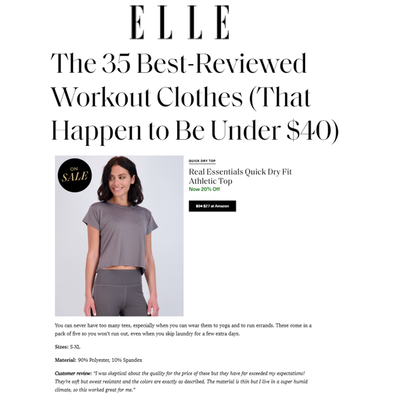 Real Essentials Featured in Elle
