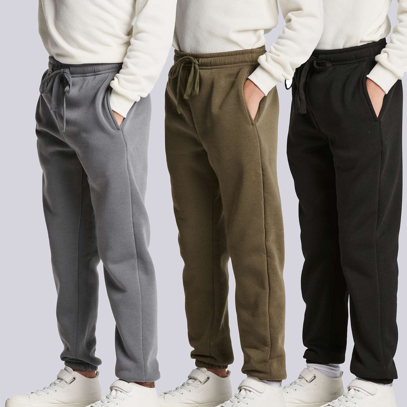 3 Pack: Boys' Tech Fleece Jogger Sweatpants