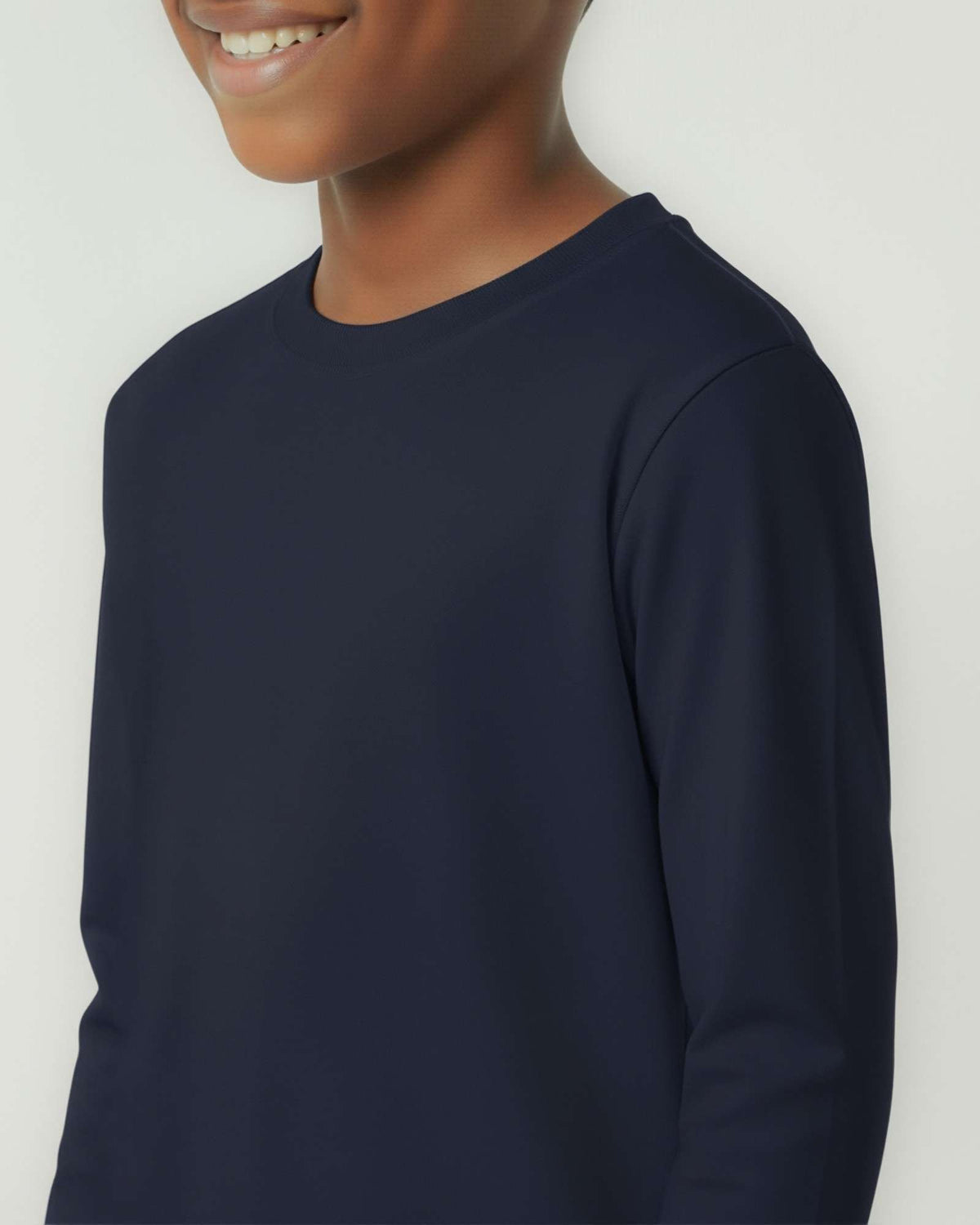 Real Essentials 5 Pack Boys' Cotton Long Sleeve Jersey T Shirts Kids School Youth Tees - Set 4