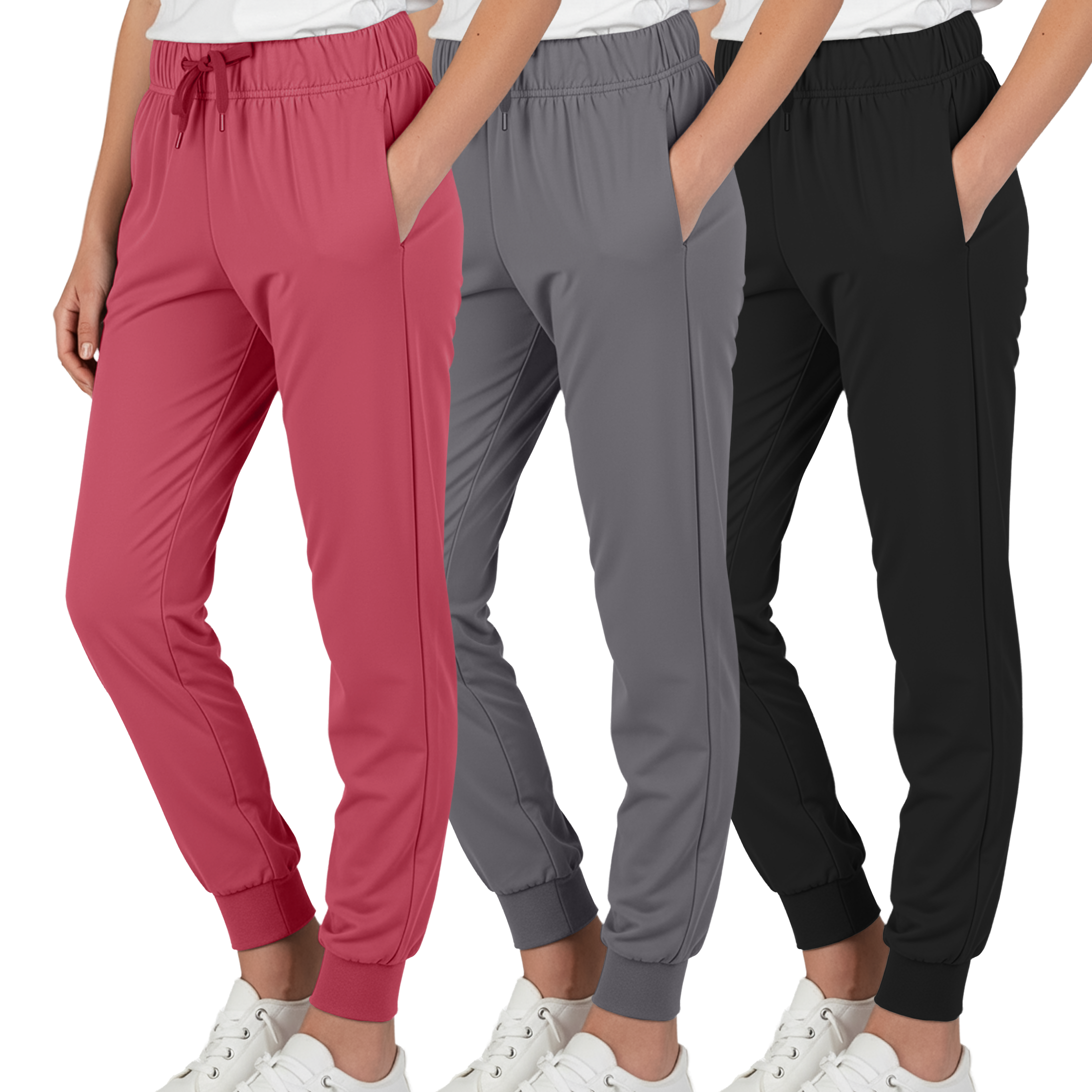 3 Pack: Girls Super-Soft Lounge Jogger Sweatpants
