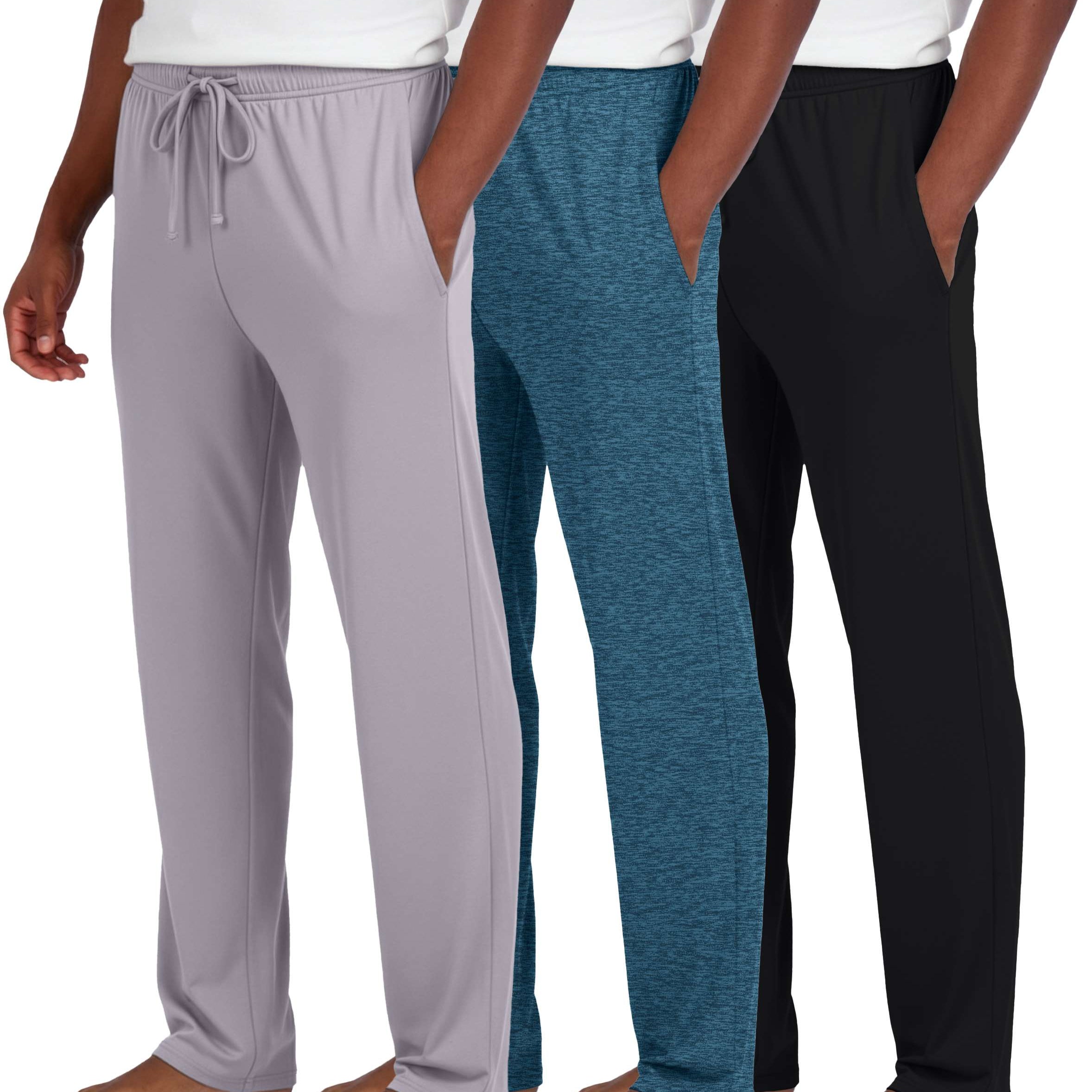3 Pack: Mens Soft Pajama Lounge Pants