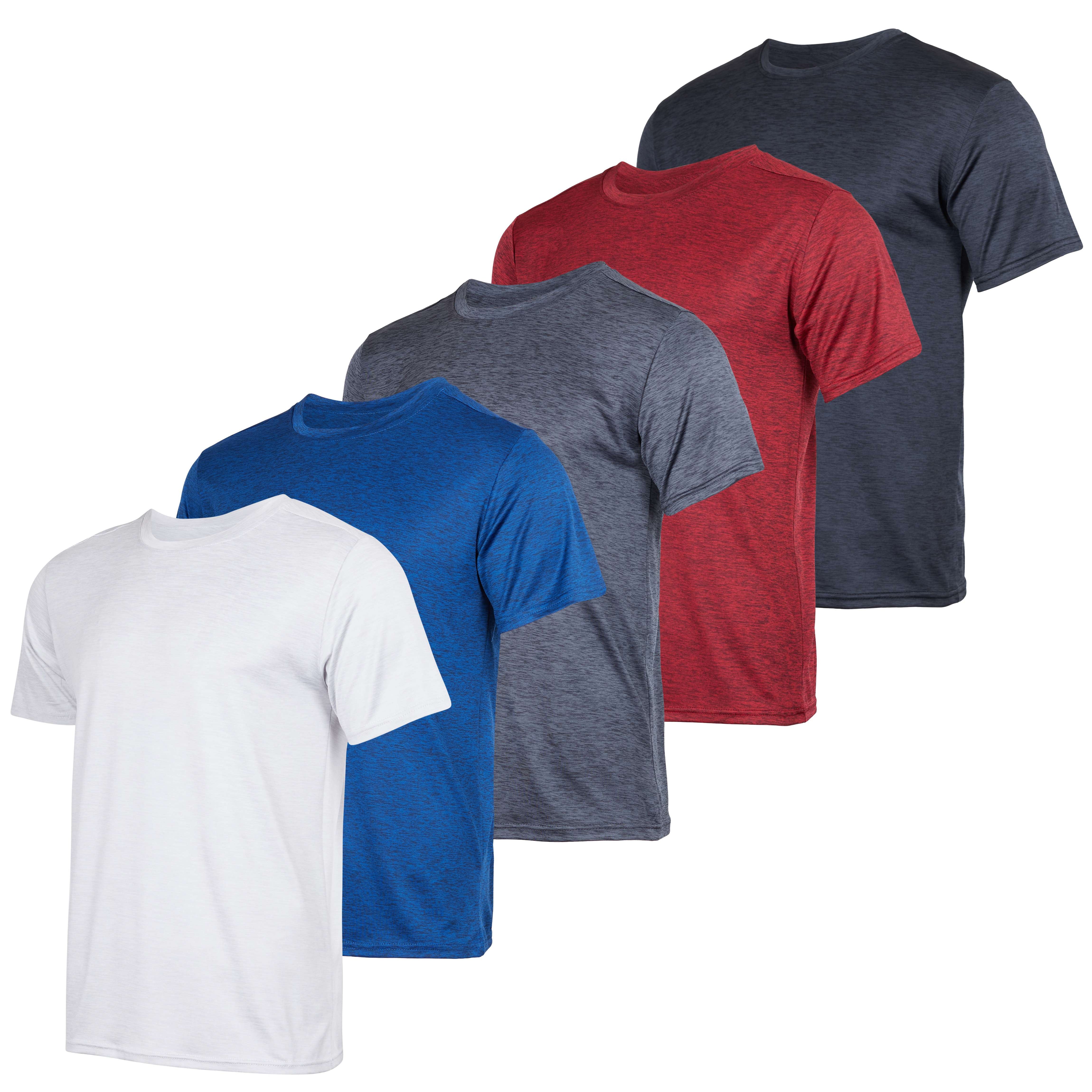5 Pack: Boys Dry Fit Active Short-Sleeve T-Shirt