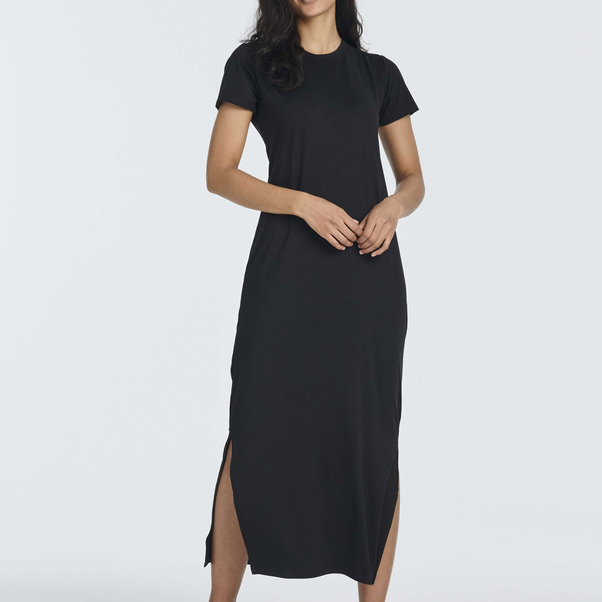 3 Pack: Women’s Casual Short Sleeve Maxi T-Shirt Dress (Available In P