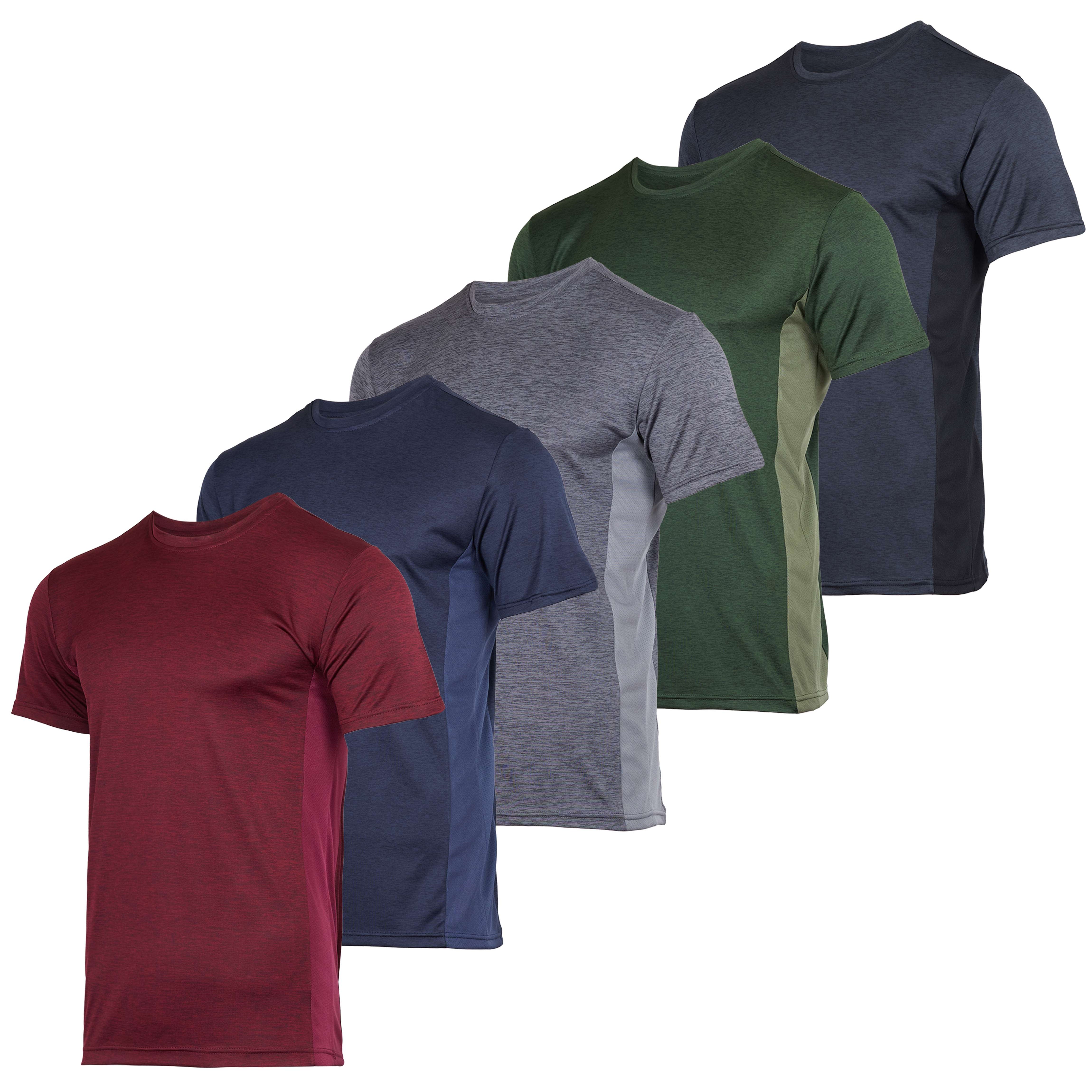 5 Pack: Boys Dry Fit Active Short-Sleeve T-Shirt