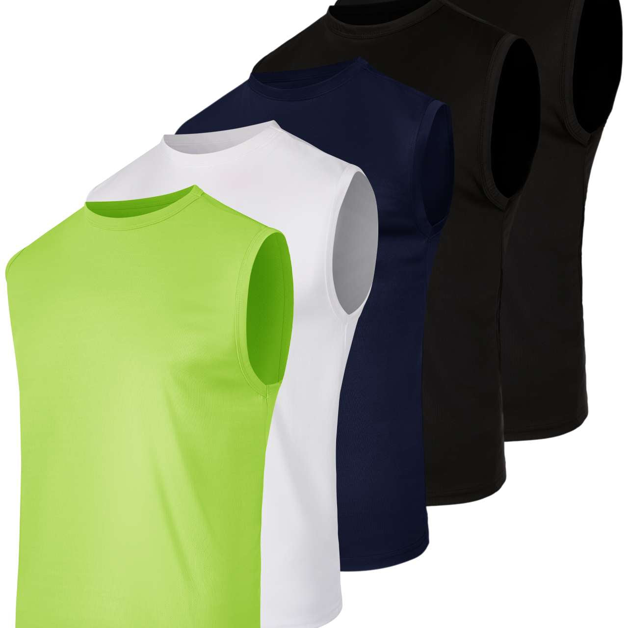 5 Pack: Mens Mesh Active Tank Top (Available in Big & Tall)