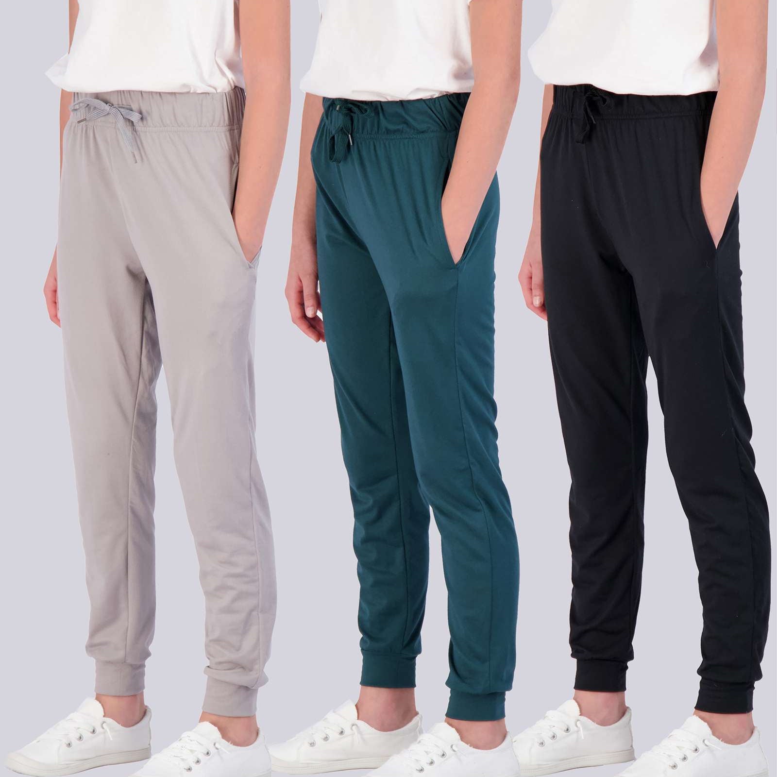 3 Pack: Girls Super-Soft Lounge Jogger Sweatpants