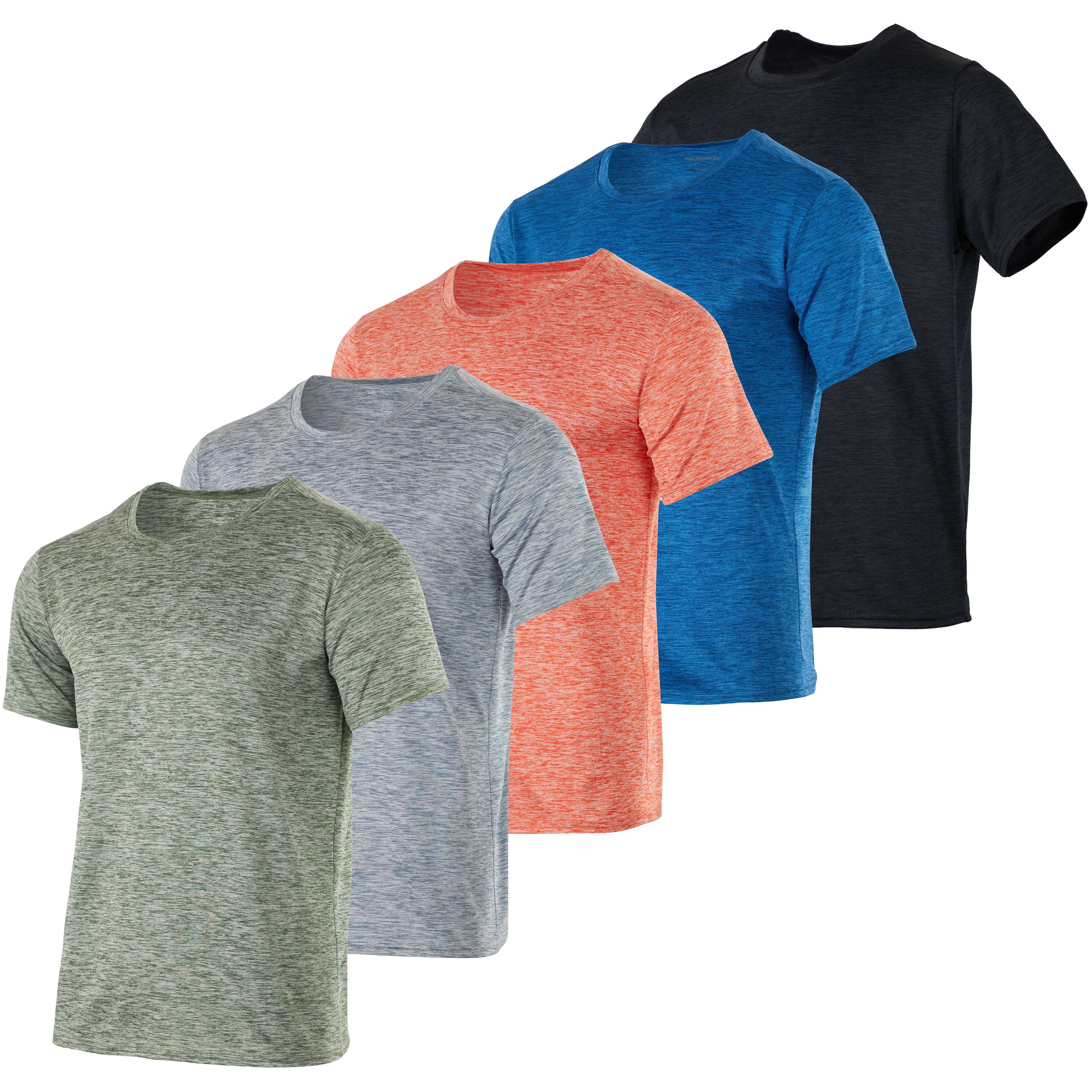 5 Pack: Boys Dry Fit Active Short-Sleeve T-Shirt