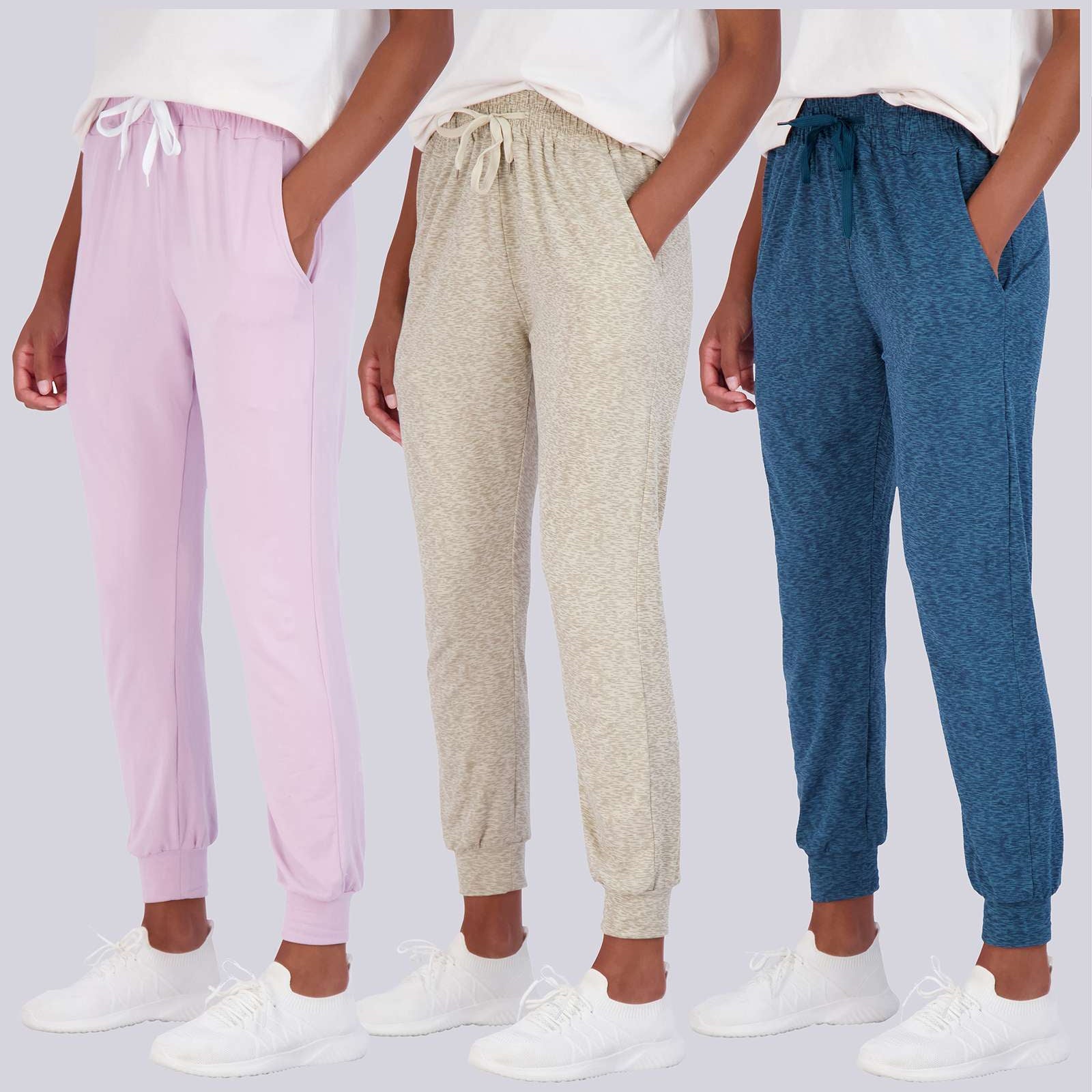 3 Pack: Womens Ultra-Soft Lounge Joggers