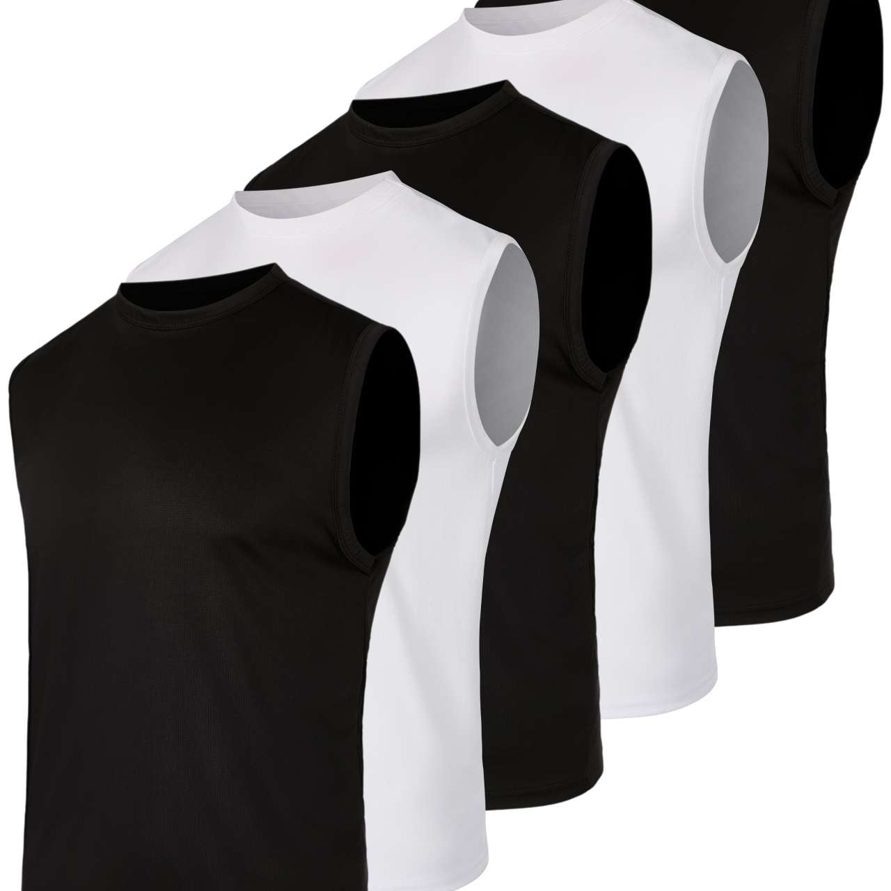 5 Pack: Mens Mesh Active Tank Top (Available in Big & Tall)