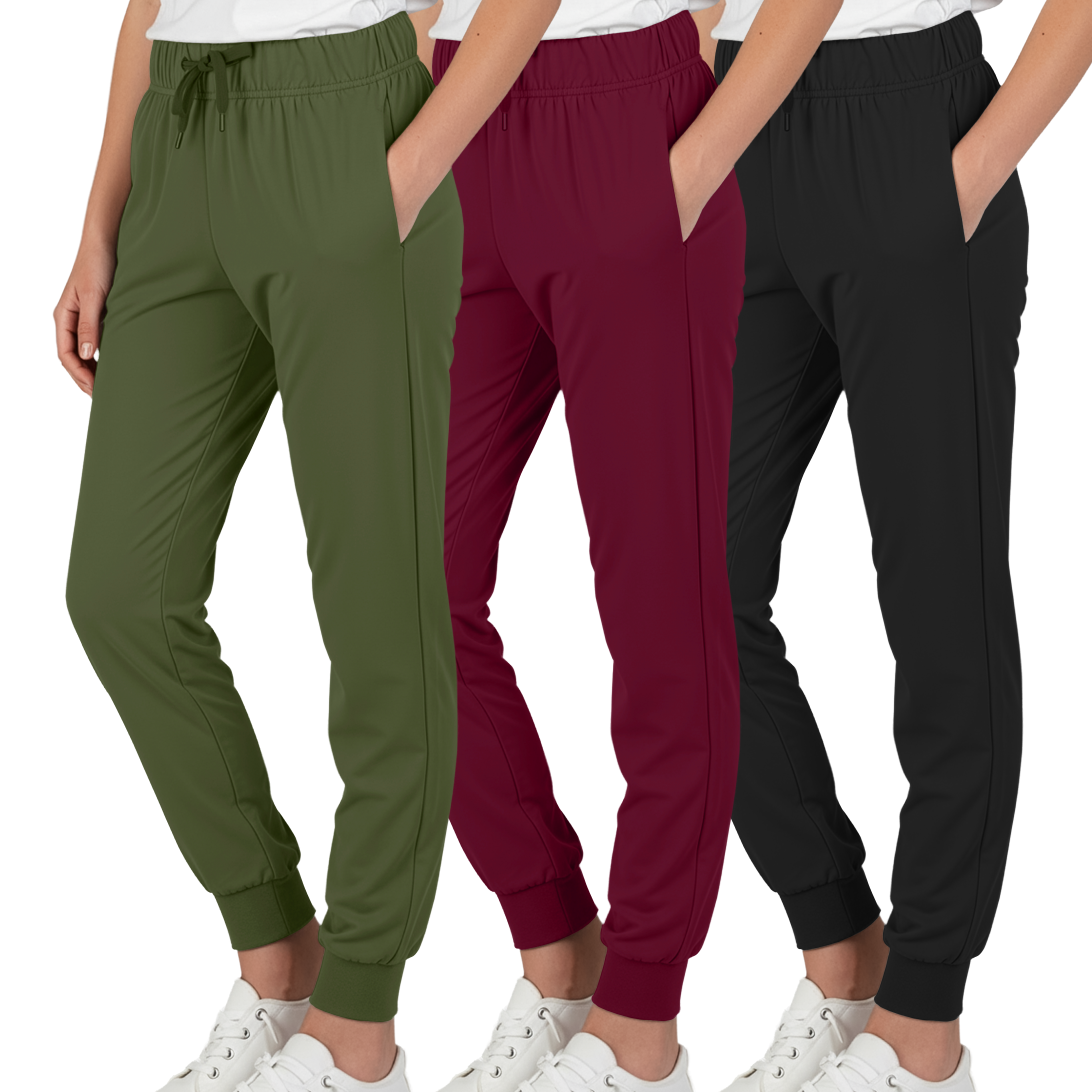 3 Pack: Girls Super-Soft Lounge Jogger Sweatpants