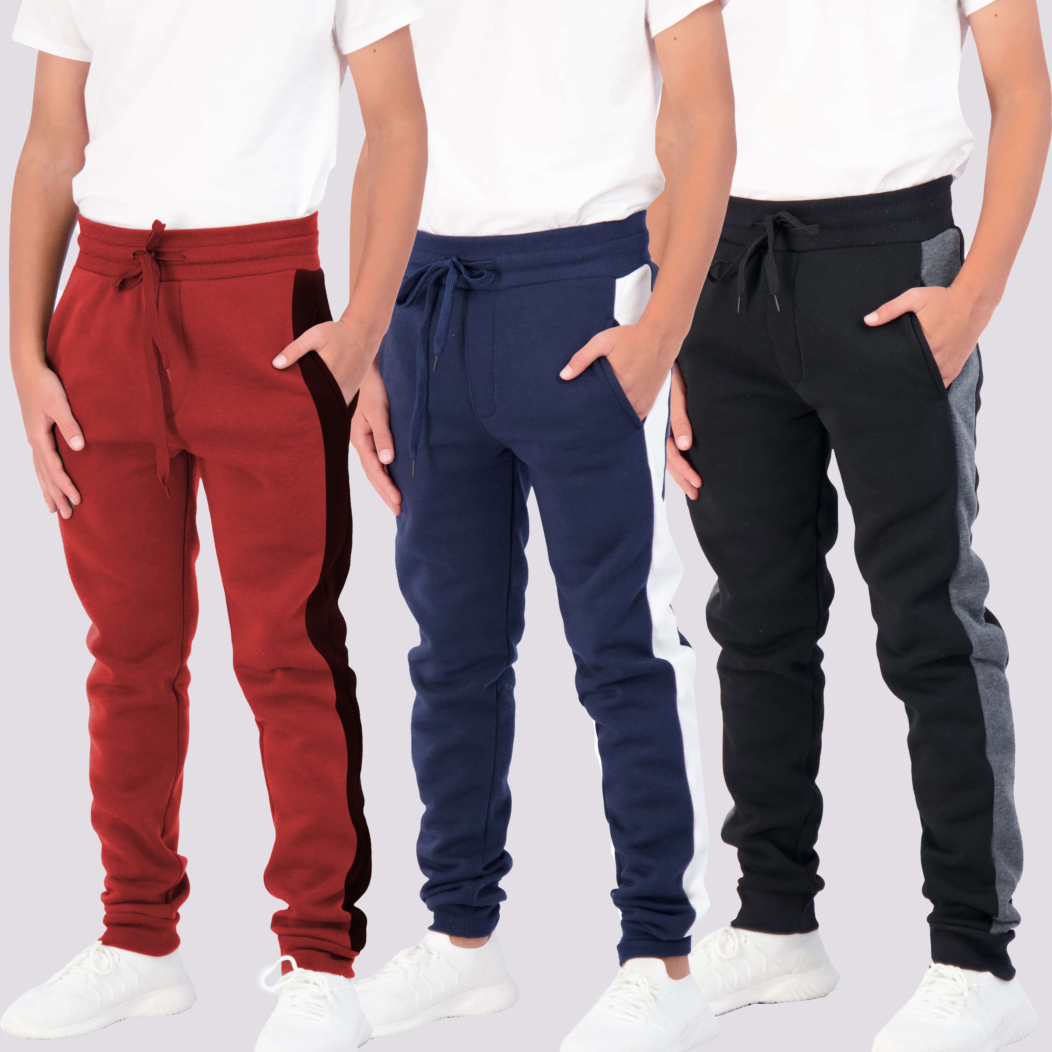 3 Pack: Boys Fleece Jogger Sweatpants