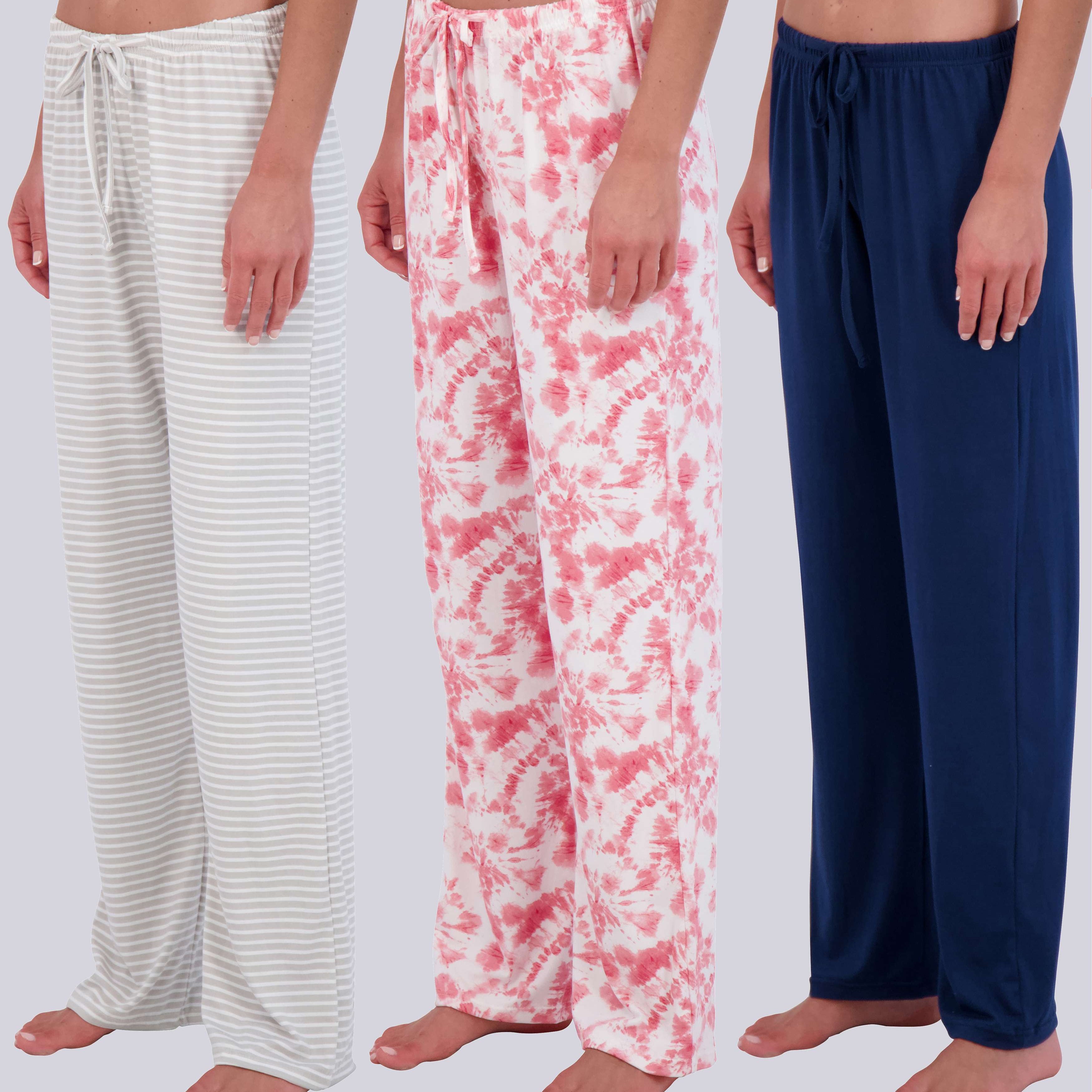3 Pack: Women's Ultra-Soft Pajama Pants