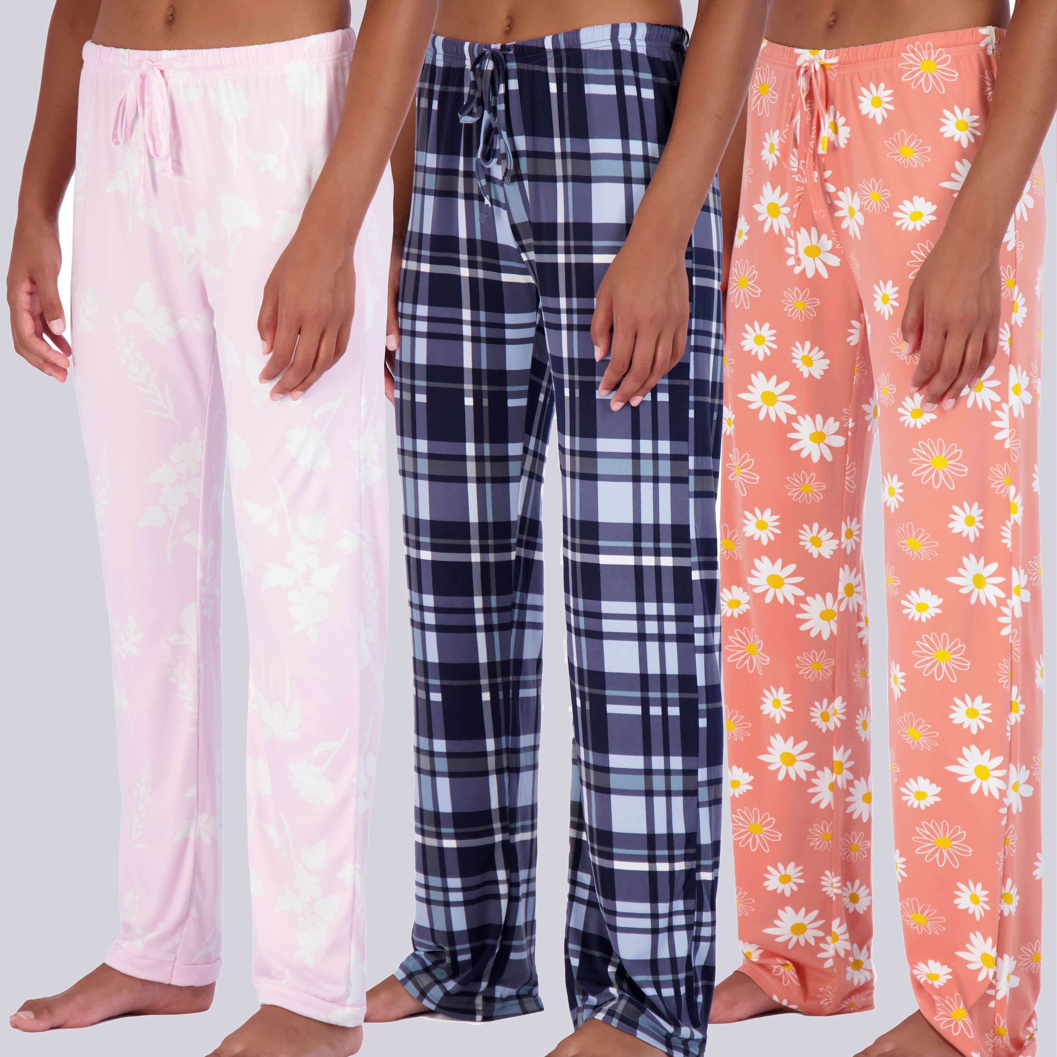3 Pack: Women's Ultra-Soft Pajama Pants