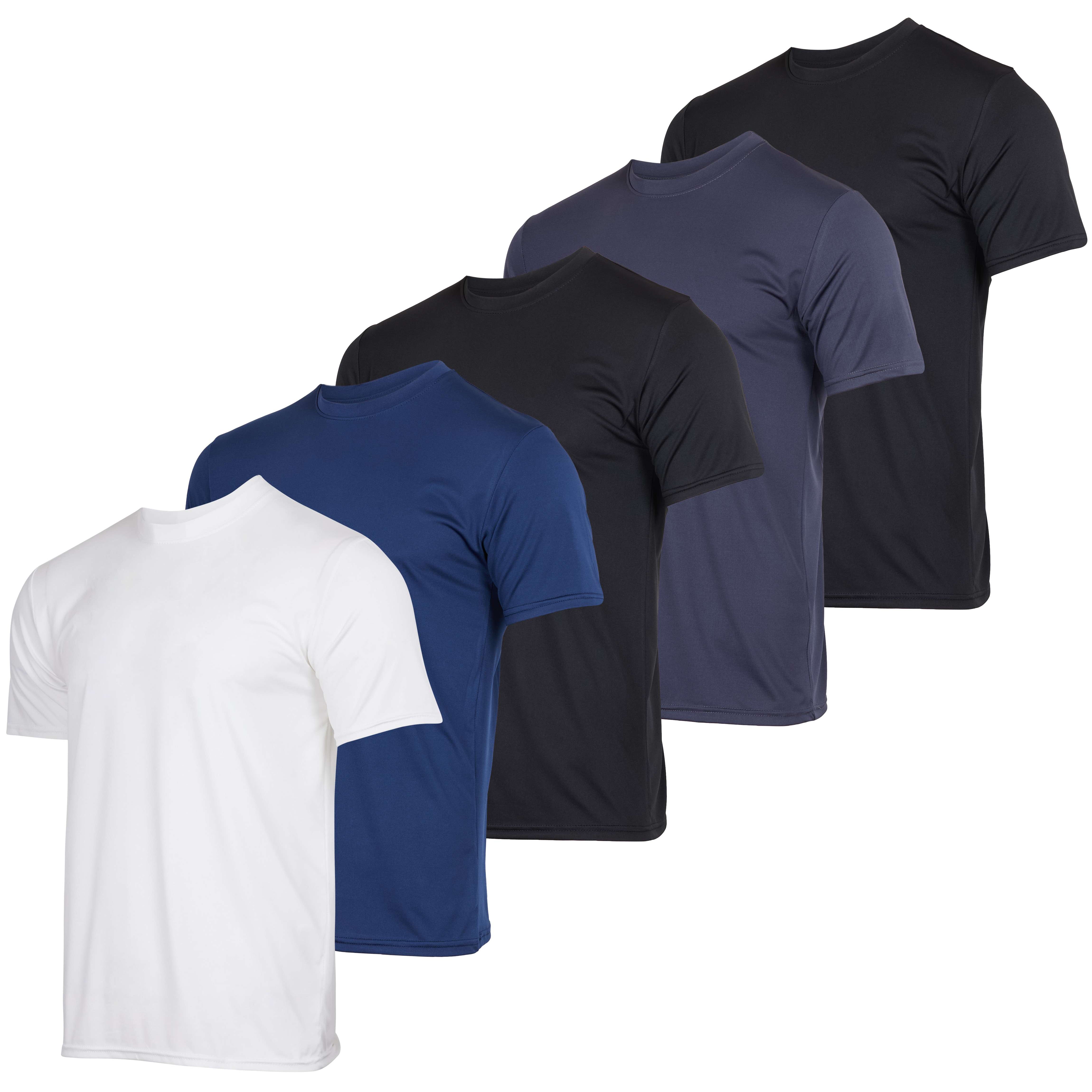 5 Pack: Boys Dry Fit Active Short-Sleeve T-Shirt