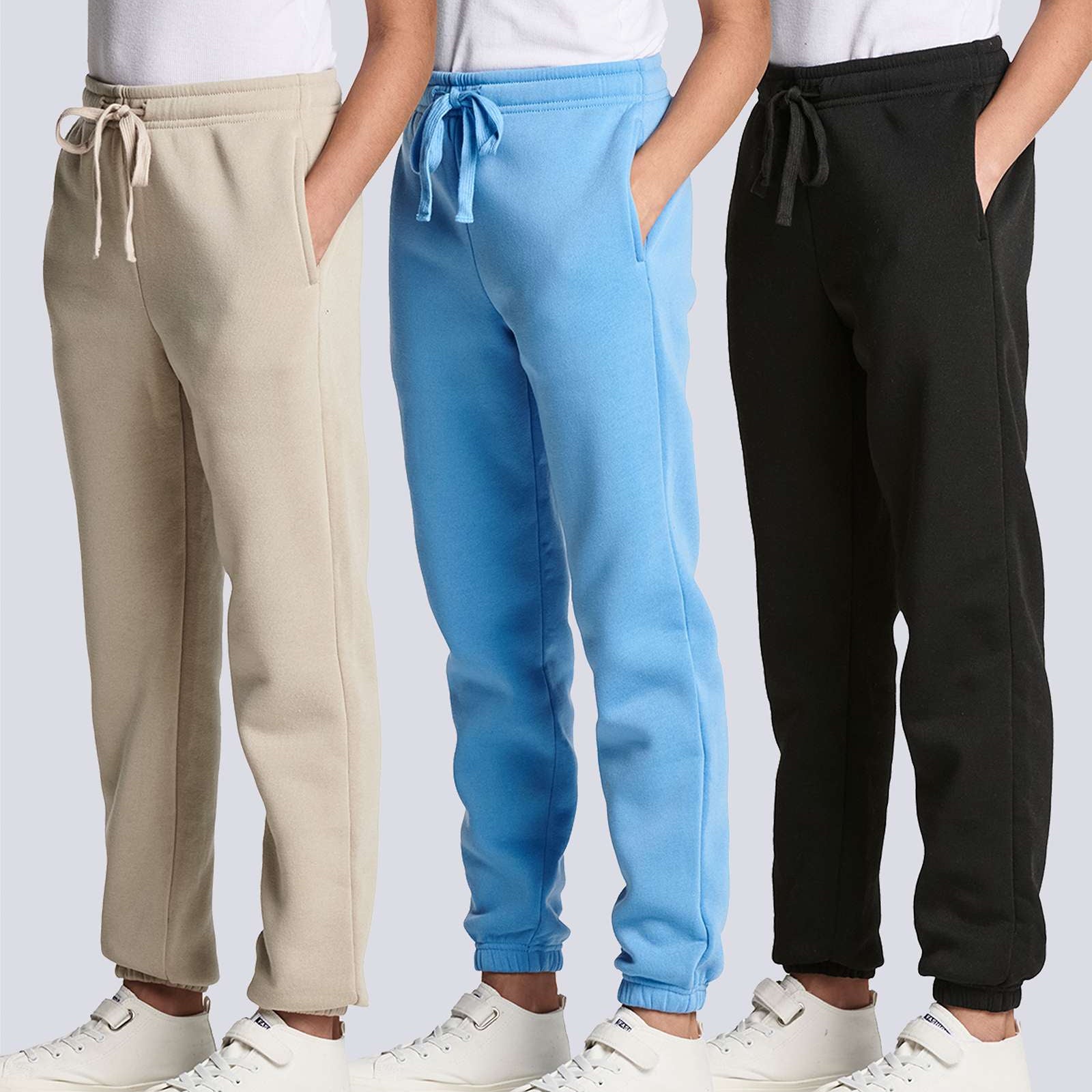 3 Pack: Girls' Sweatpants - Active Fleece Jogger Pants