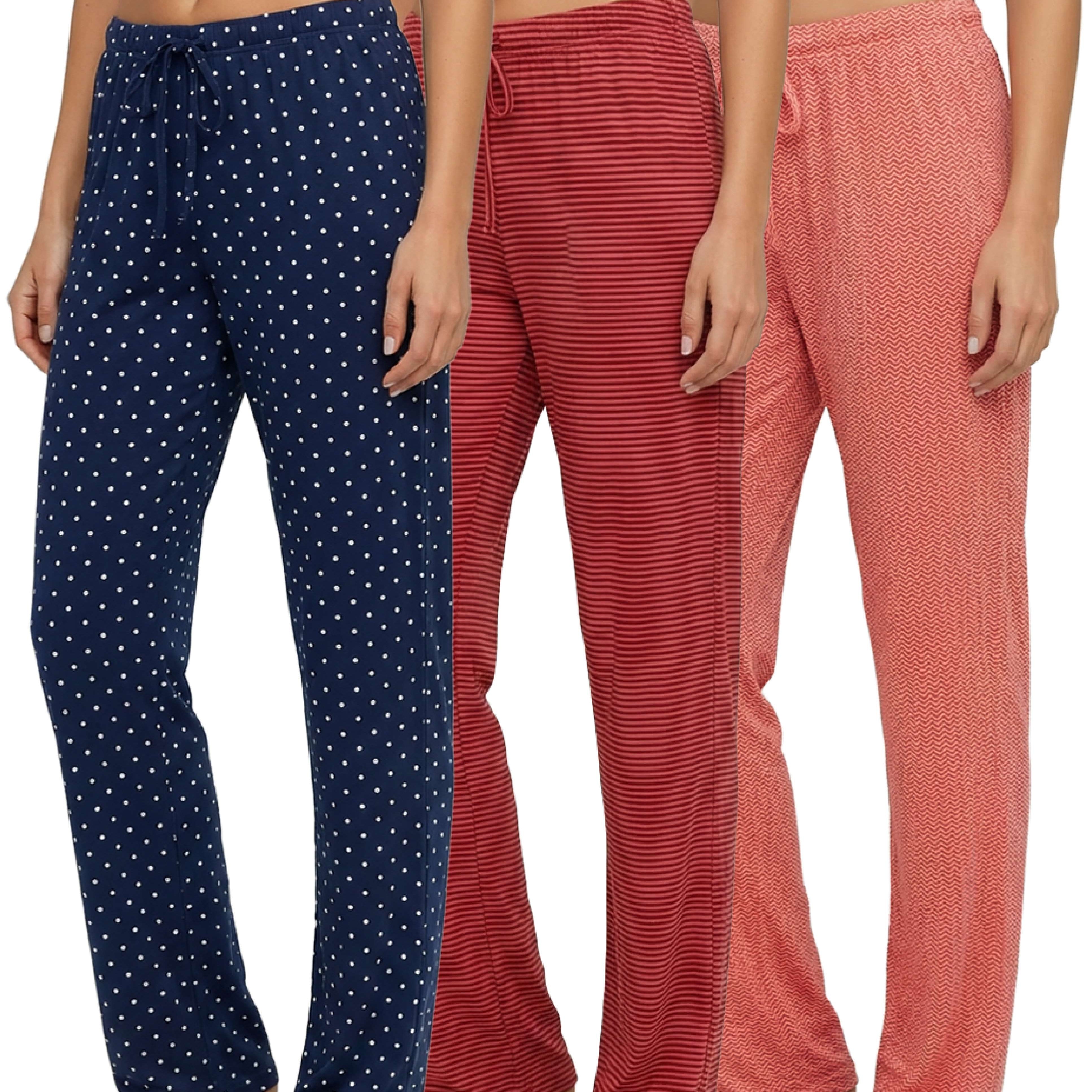 3 Pack: Women's Ultra-Soft Pajama Pants