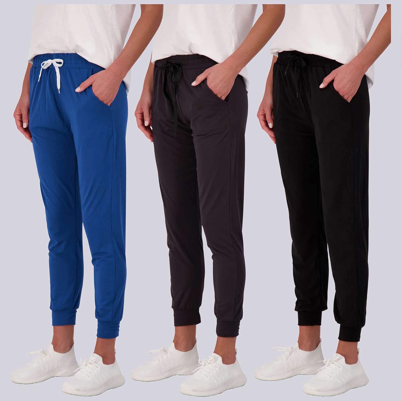 3 Pack: Womens Ultra-Soft Lounge Joggers