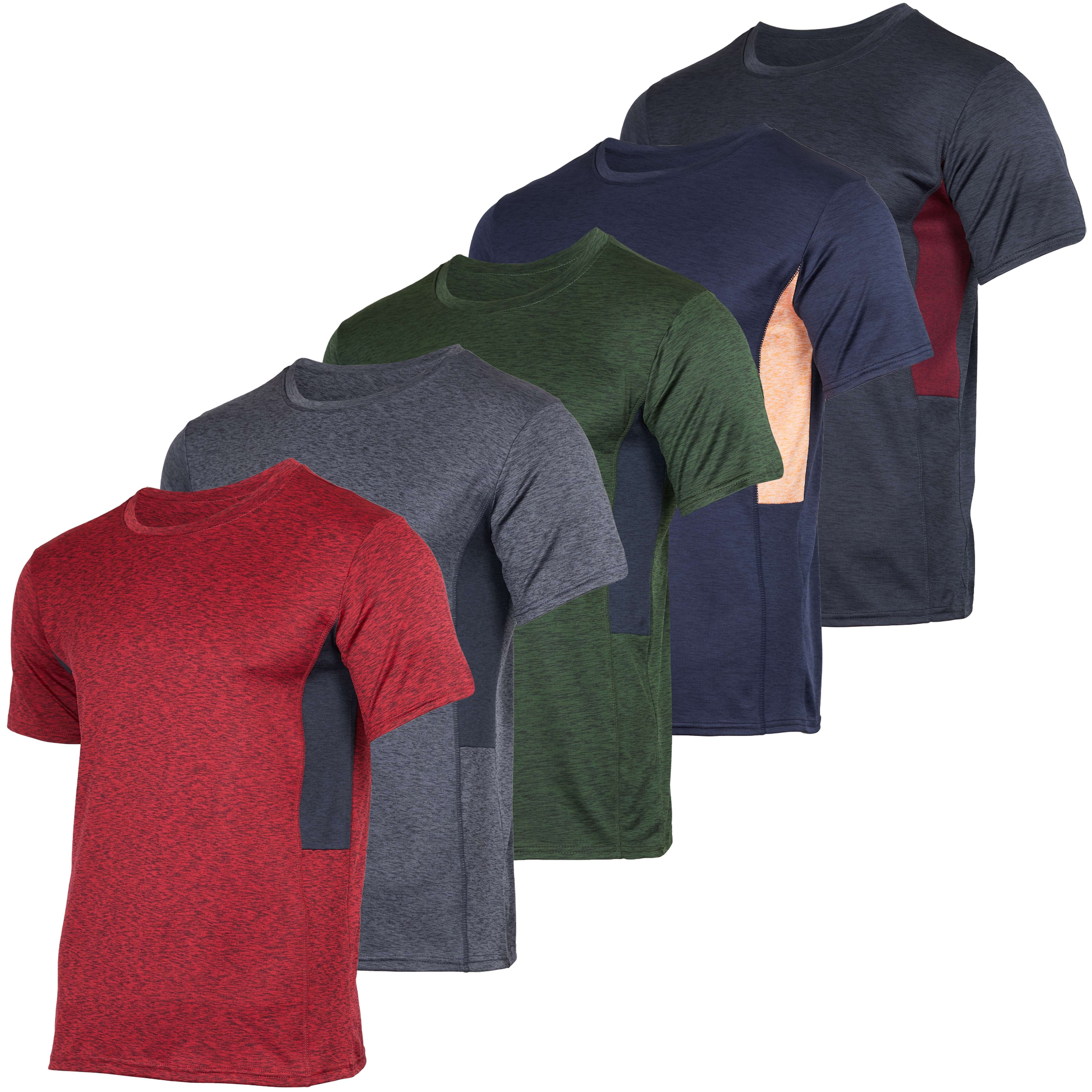 5 Pack: Boys Dry Fit Active Short-Sleeve T-Shirt