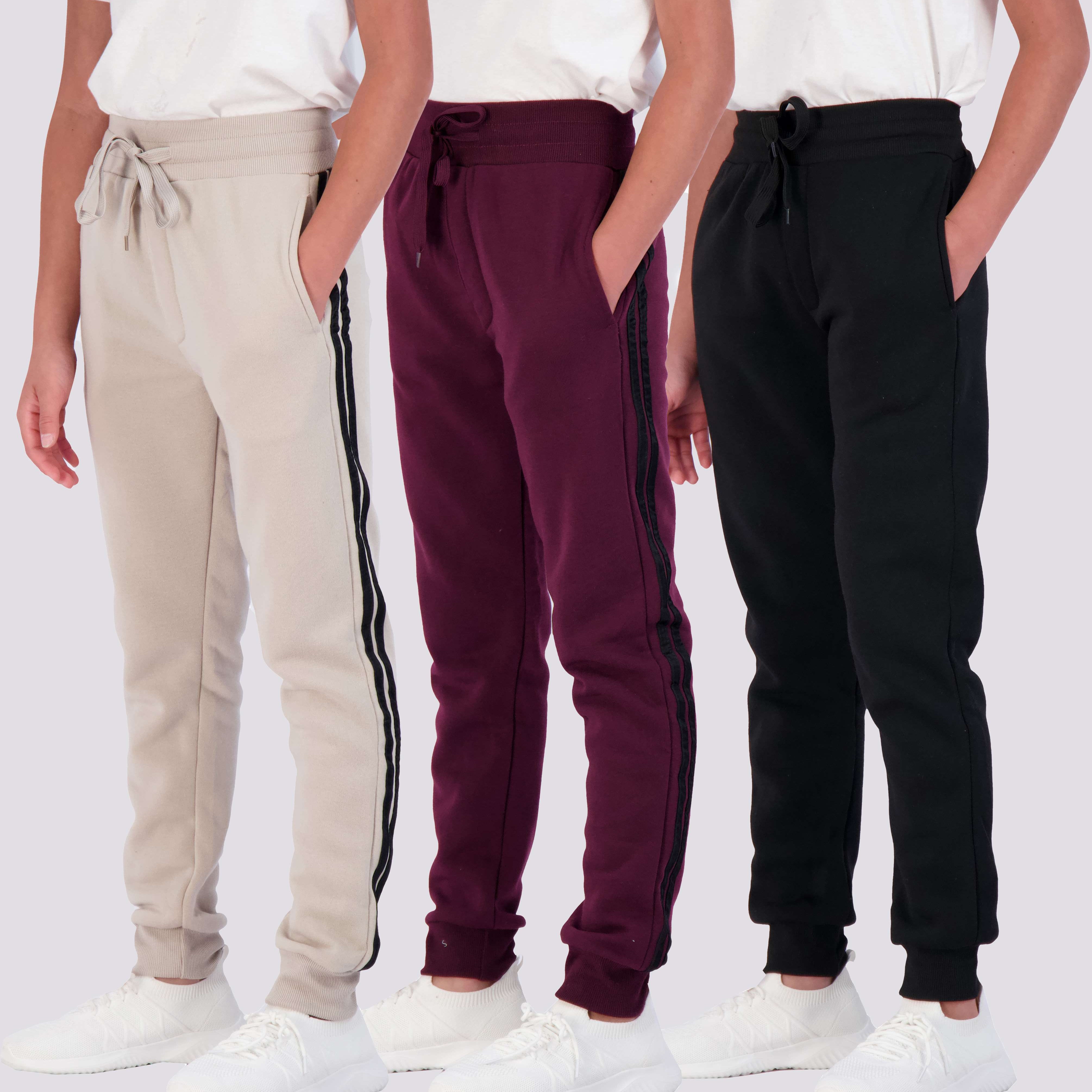 3 Pack: Boys Fleece Jogger Sweatpants