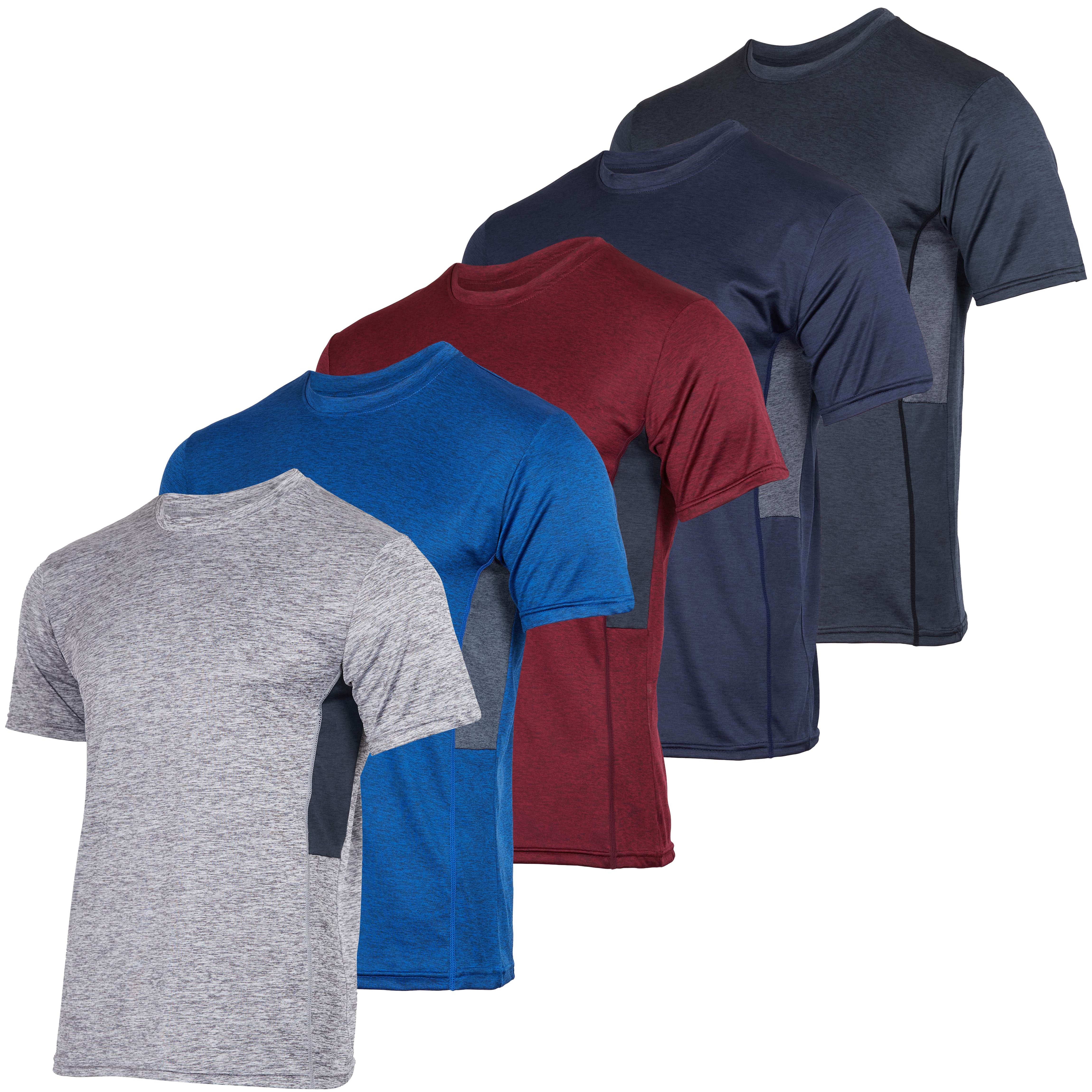 5 Pack: Boys Dry Fit Active Short-Sleeve T-Shirt