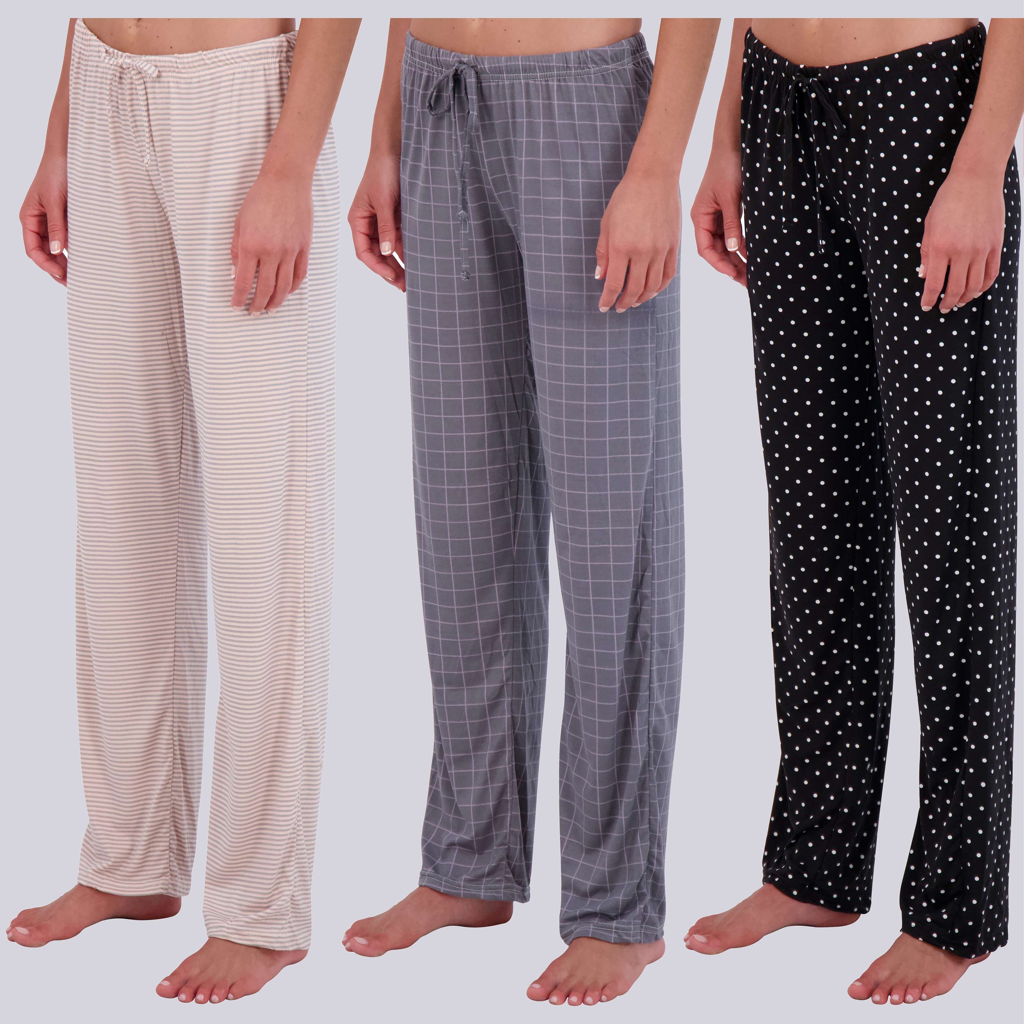 3 Pack: Women's Ultra-Soft Pajama Pants