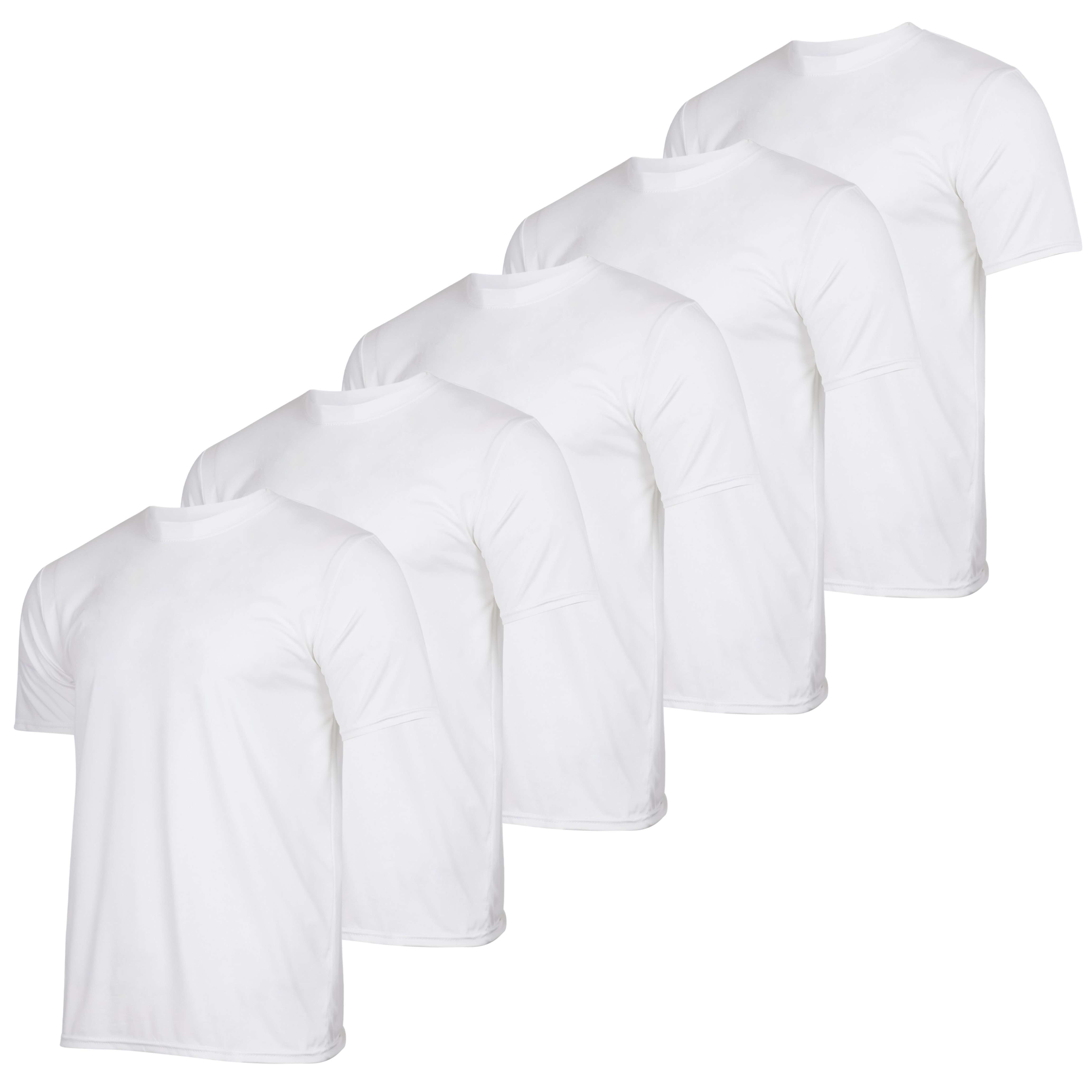 5 Pack: Boys Dry Fit Active Short-Sleeve T-Shirt