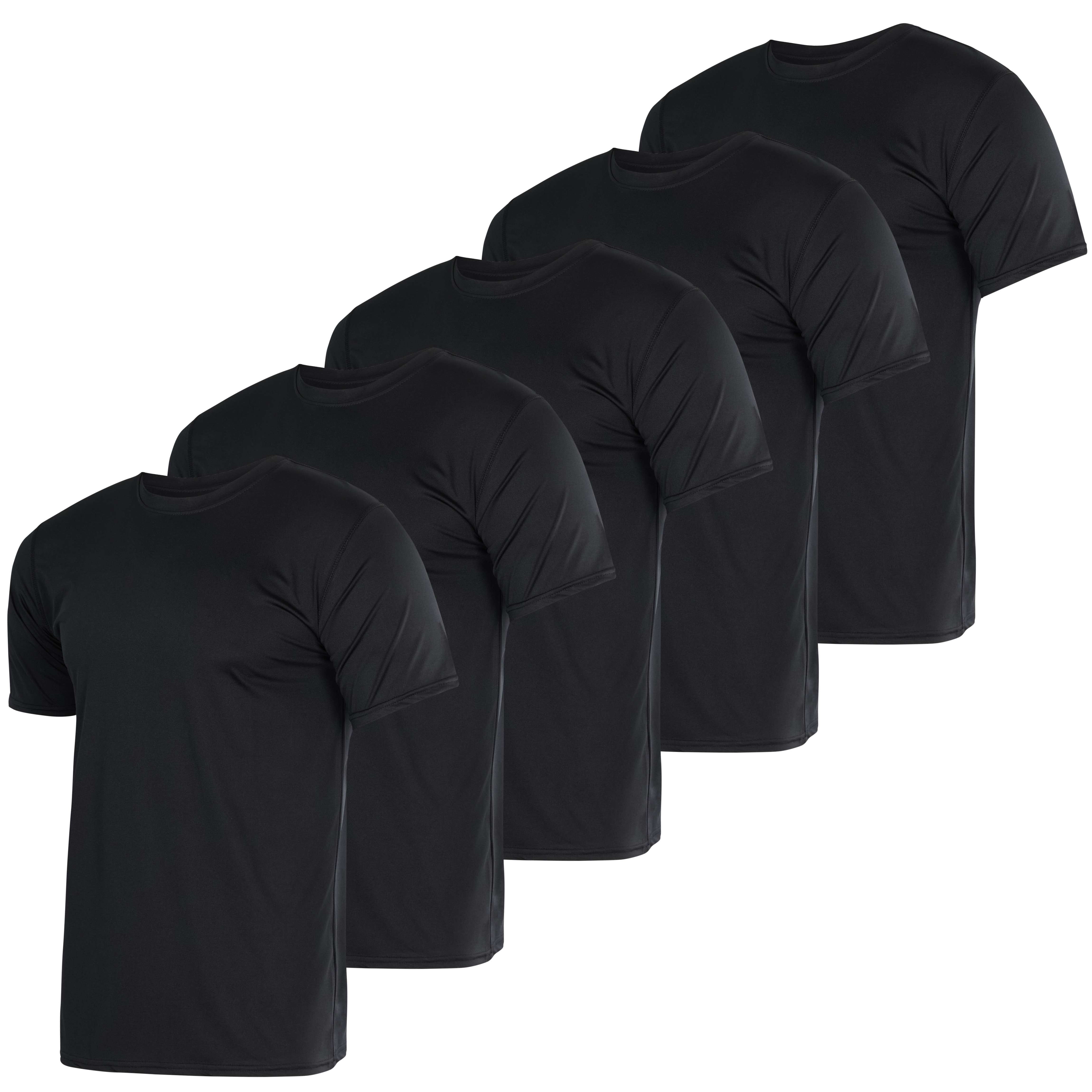 5 Pack: Boys Dry Fit Active Short-Sleeve T-Shirt