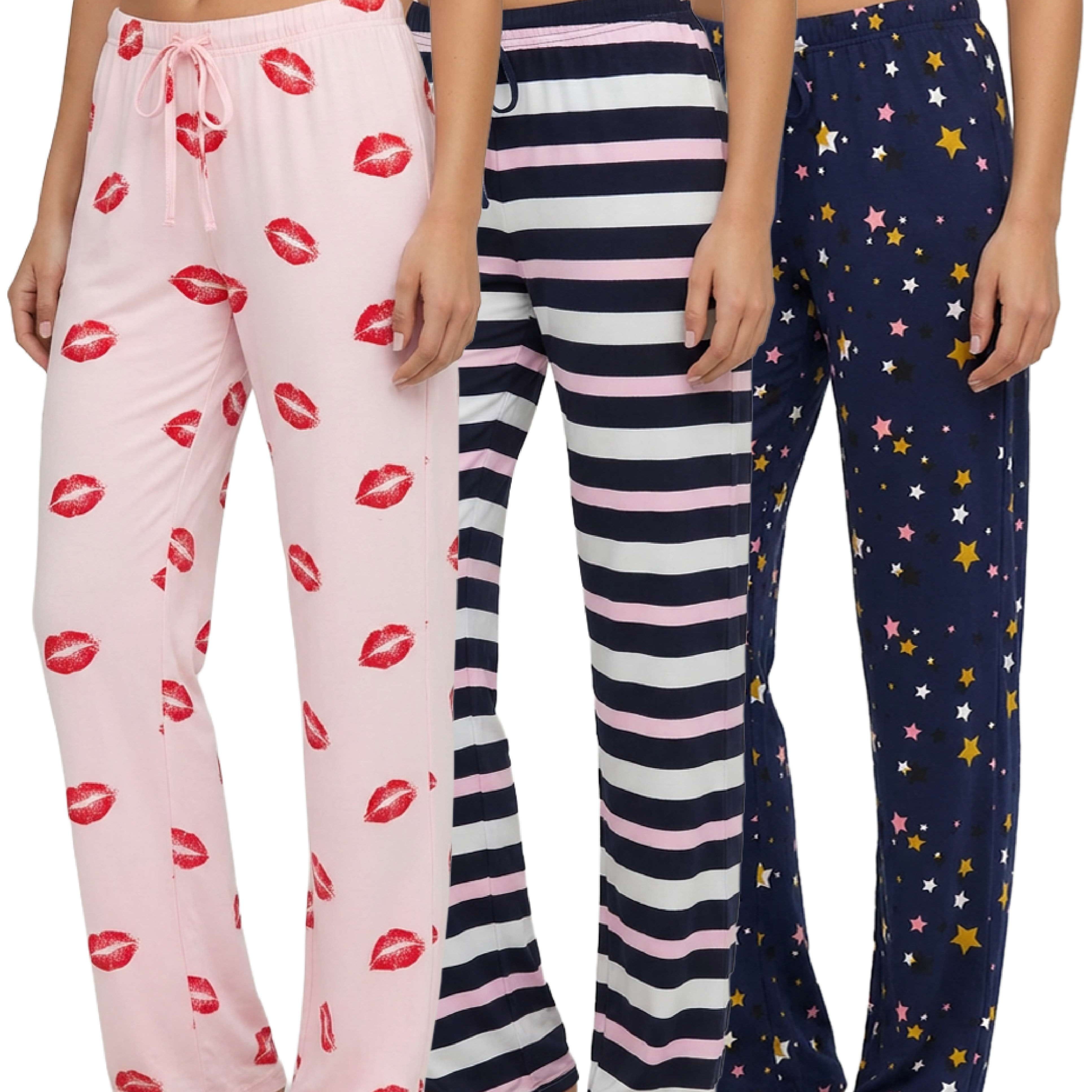 3 Pack: Women's Ultra-Soft Pajama Pants