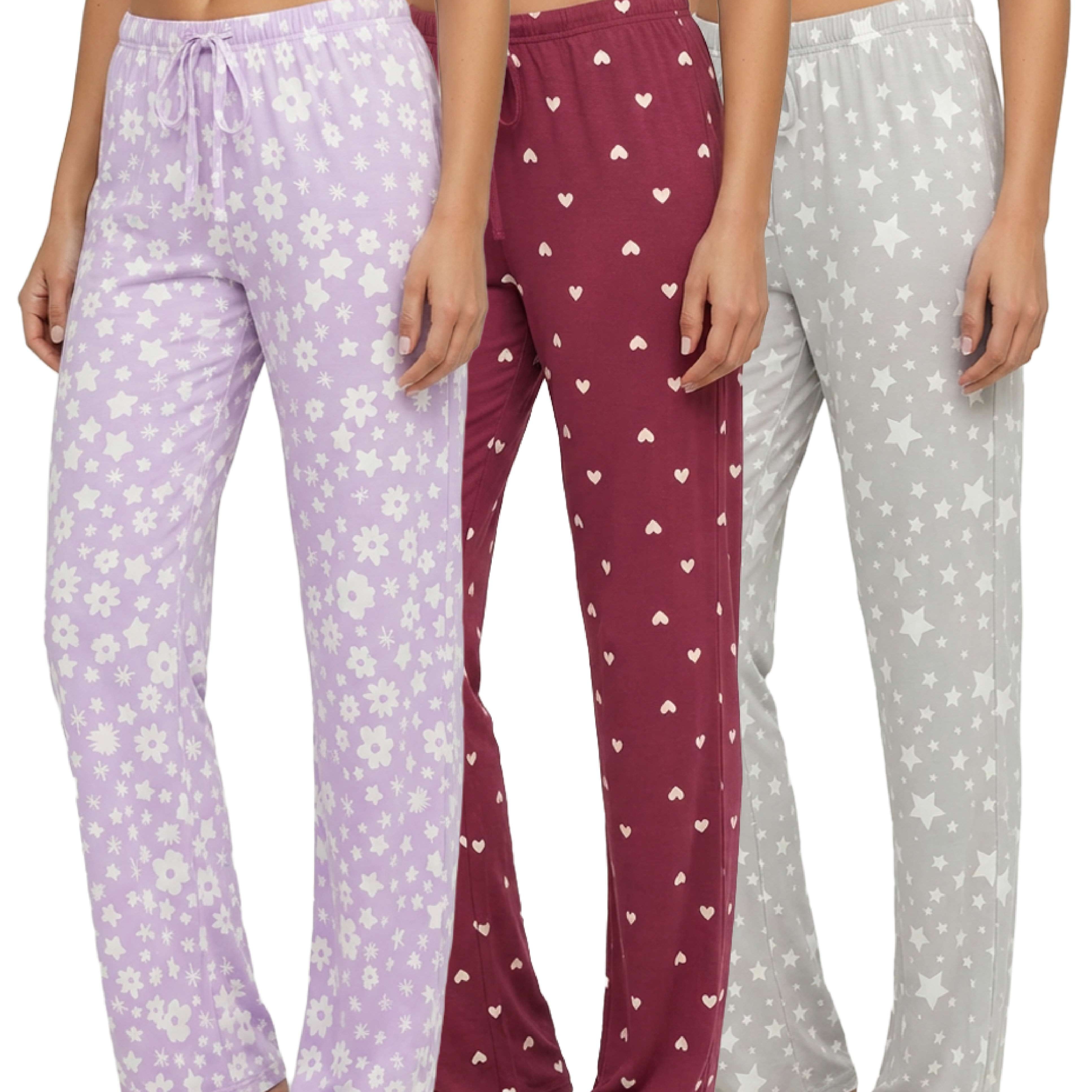 3 Pack: Women's Ultra-Soft Pajama Pants