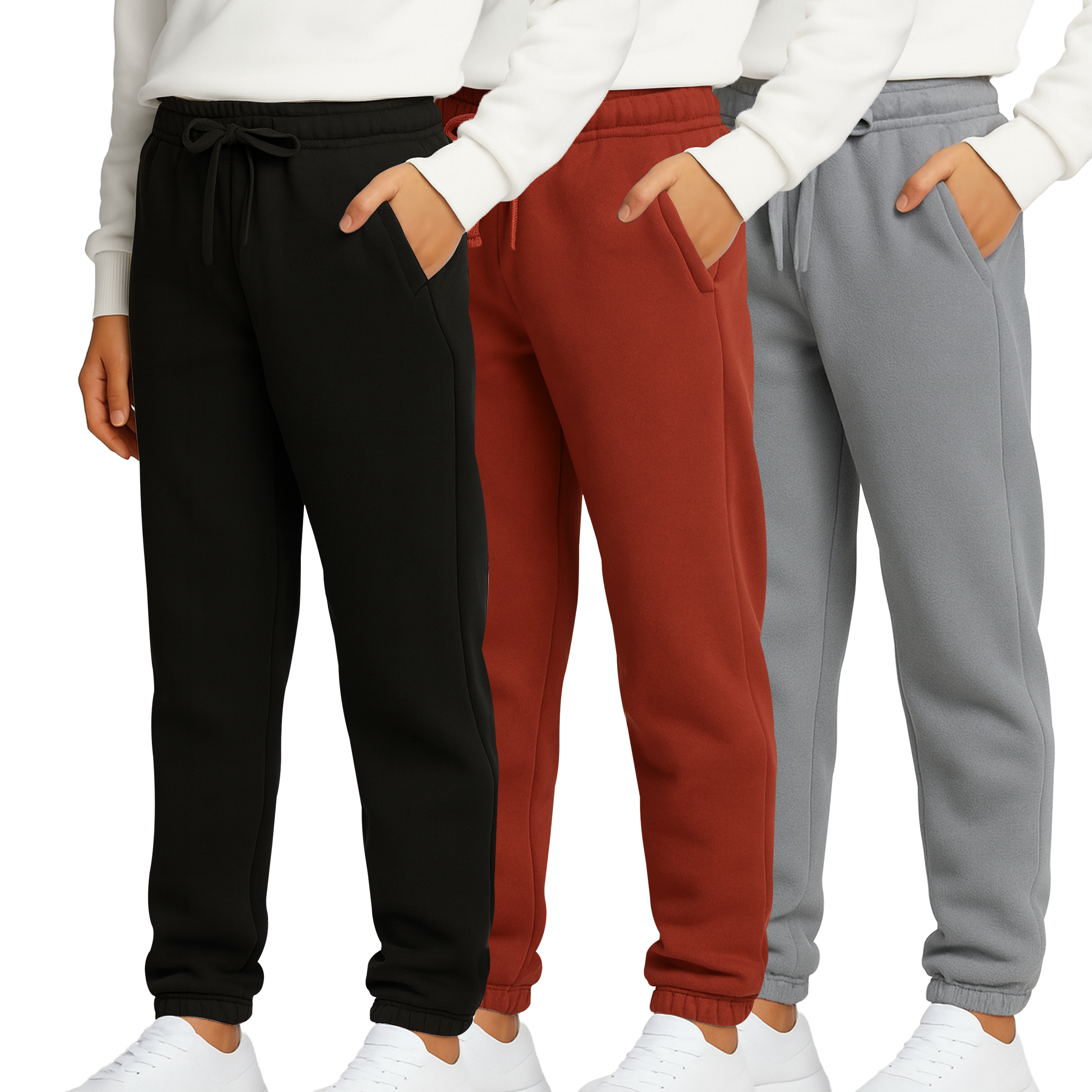 3 Pack: Boys' Tech Fleece Jogger Sweatpants