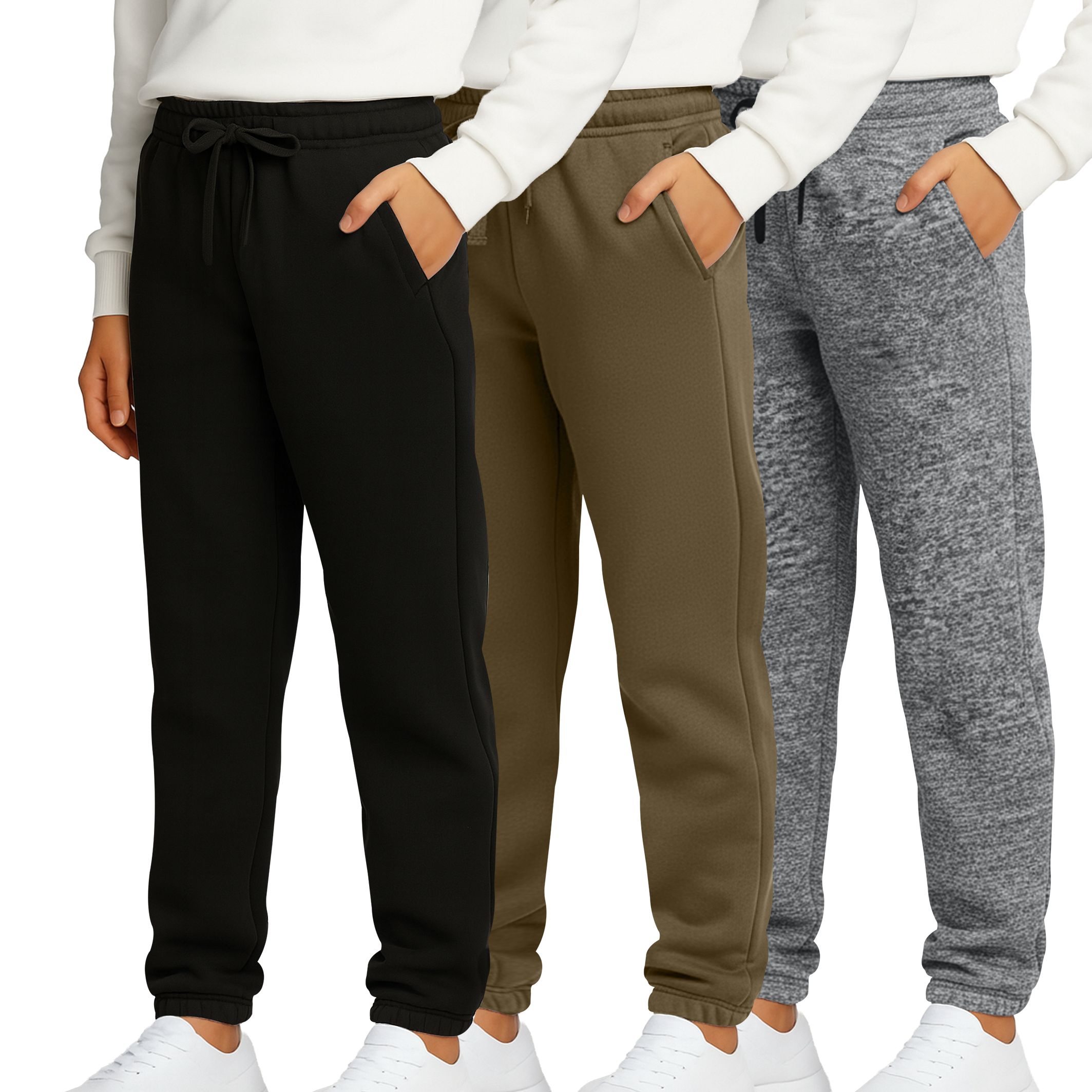 3 Pack: Boys' Tech Fleece Jogger Sweatpants
