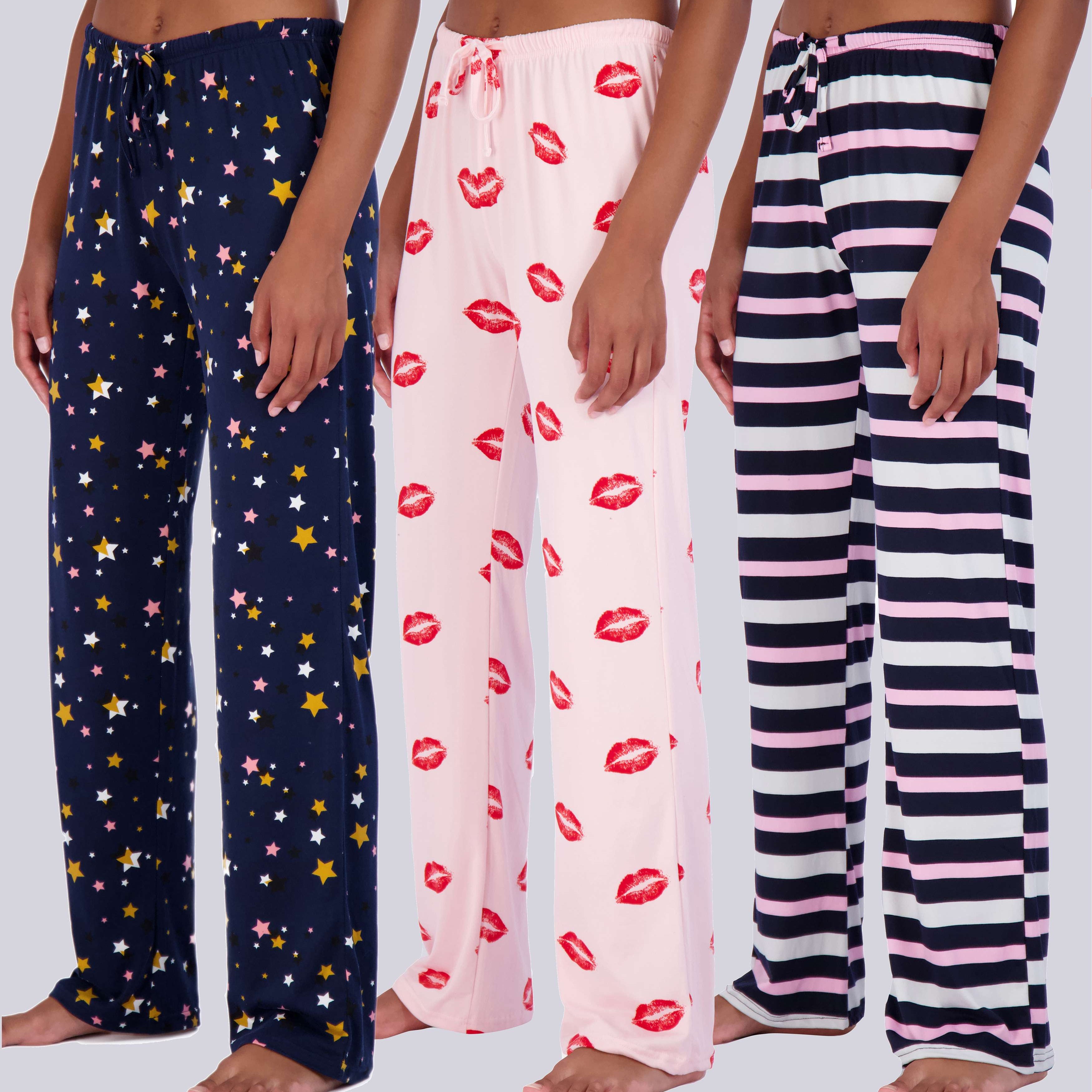 3 Pack: Women's Ultra-Soft Pajama Pants