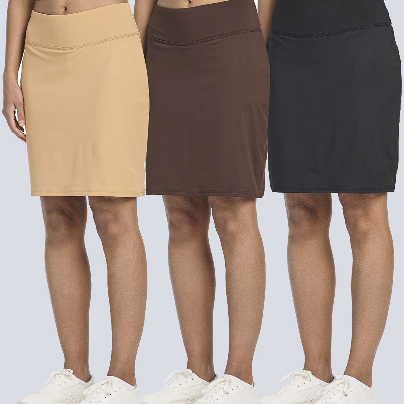 3 Pack: Women's 20" Golf Skirts with Pockets