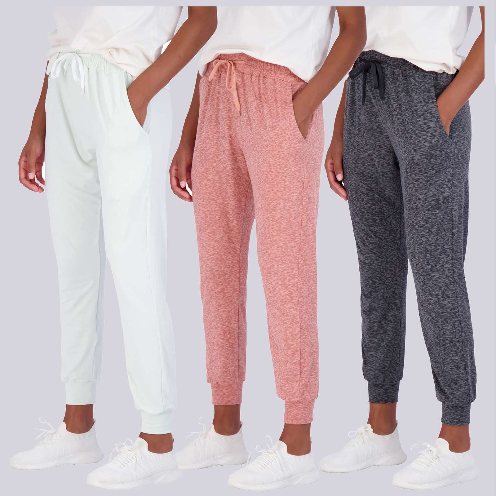 3 Pack: Womens Ultra-Soft Lounge Joggers