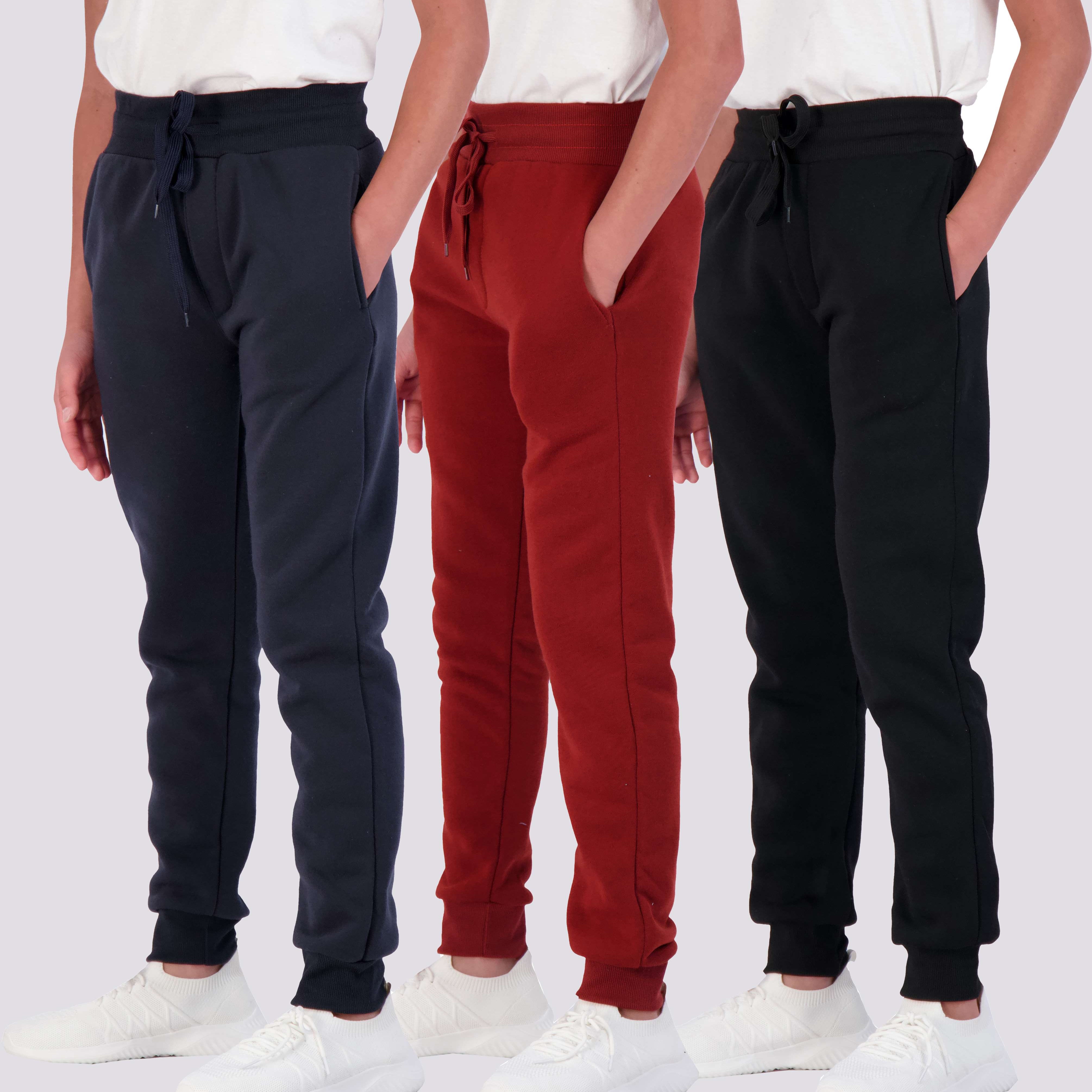 3 Pack: Boys Fleece Jogger Sweatpants