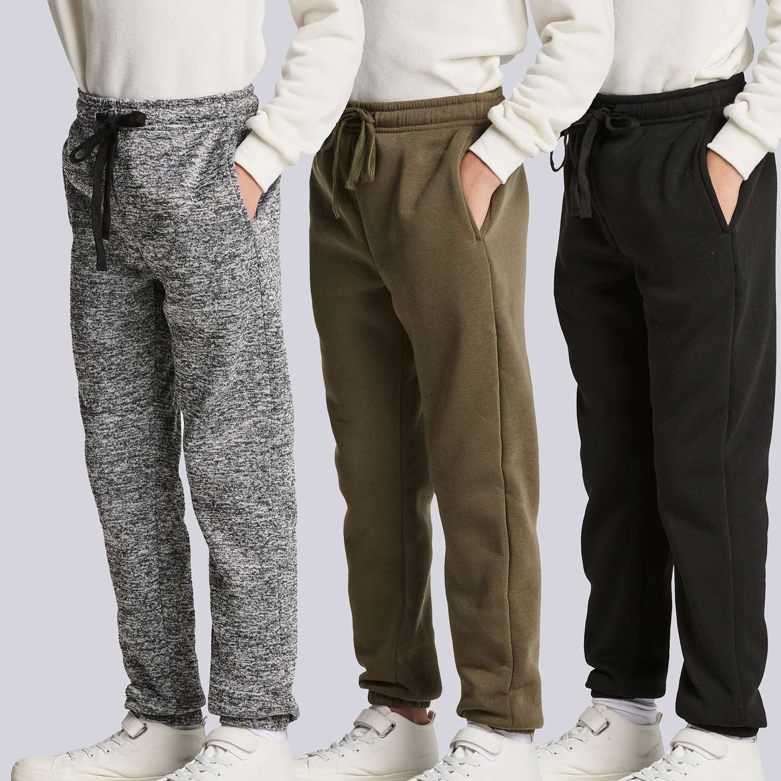 3 Pack: Boys' Tech Fleece Jogger Sweatpants