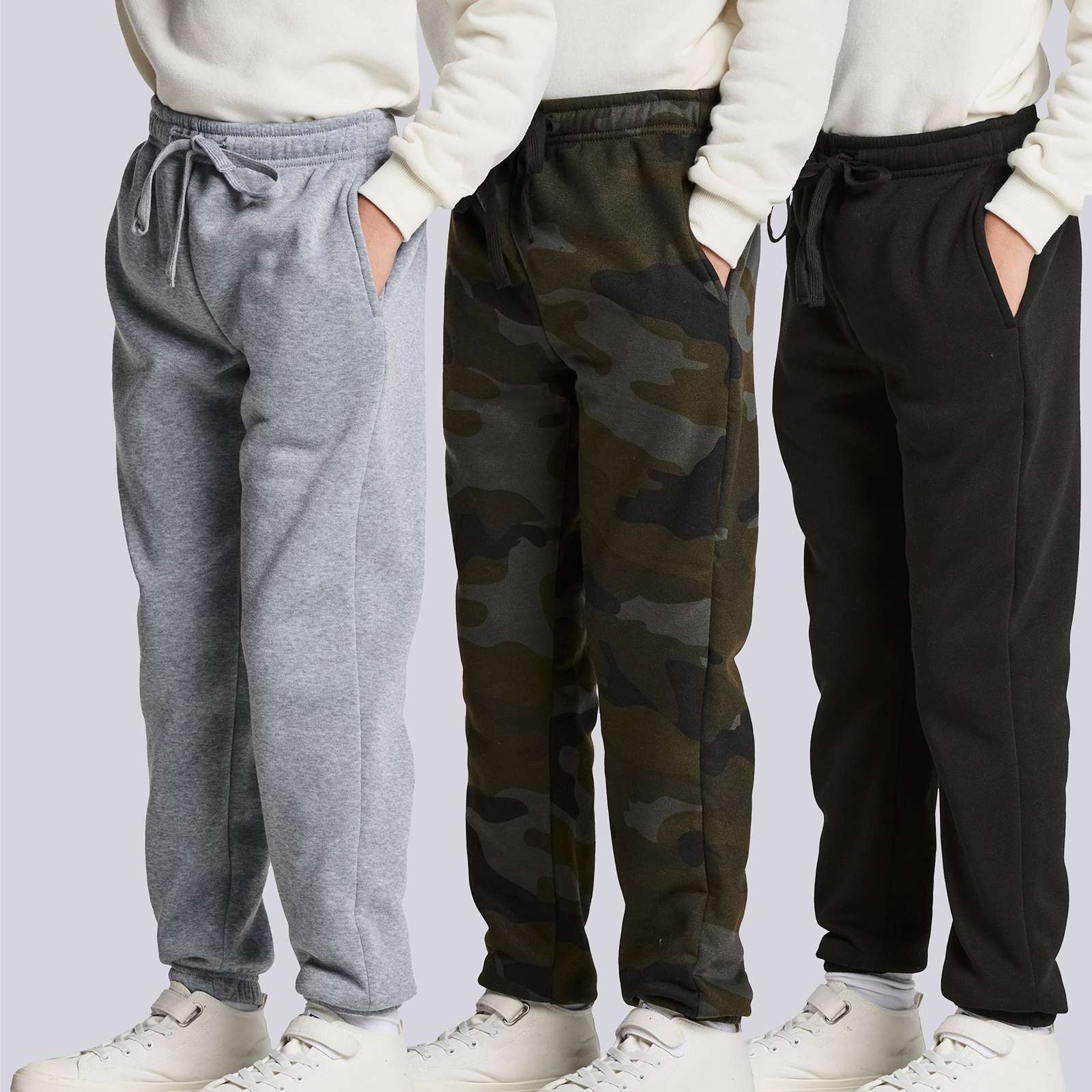 3 Pack: Boys' Tech Fleece Jogger Sweatpants