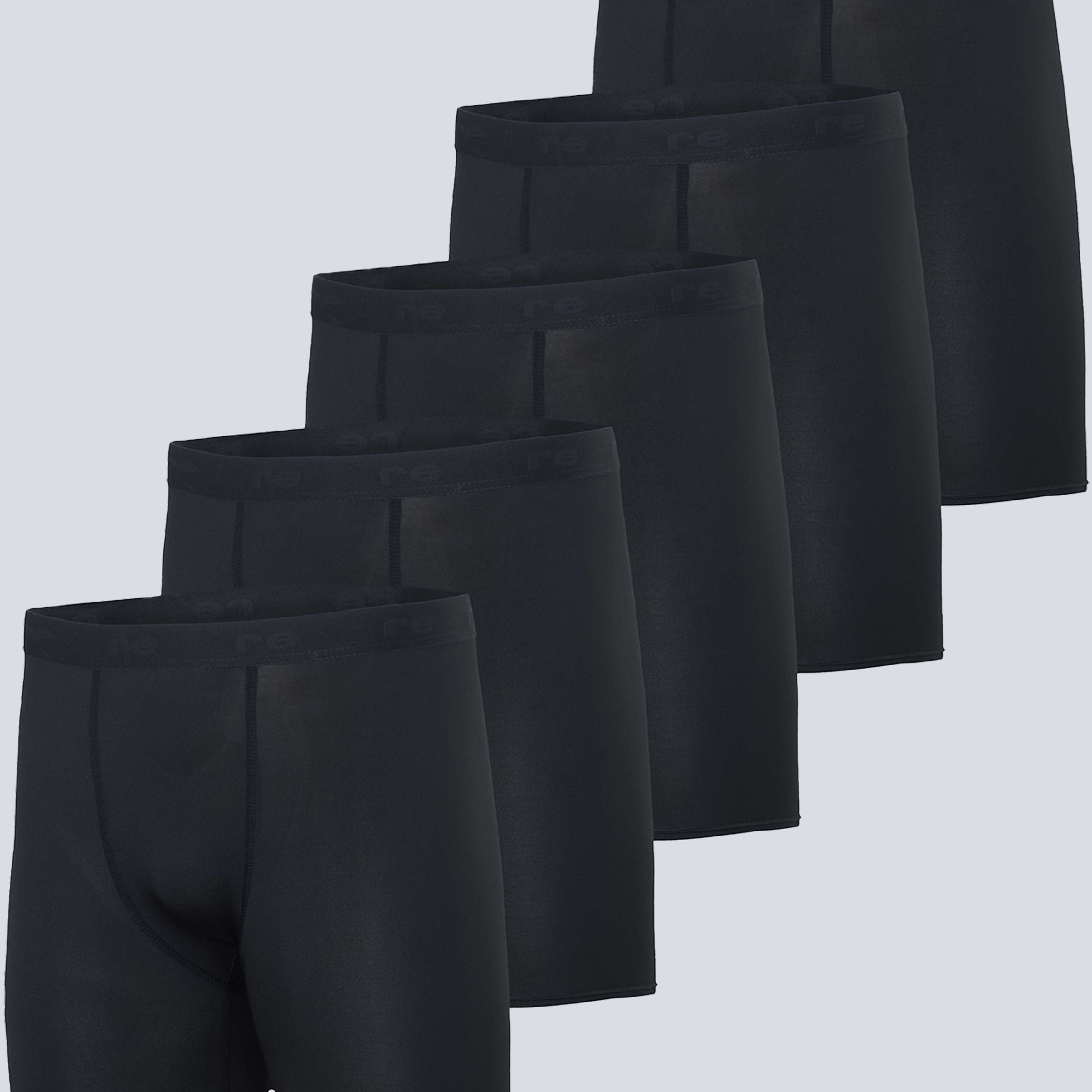 5 Pack: Mens Compression Underwear Shorts