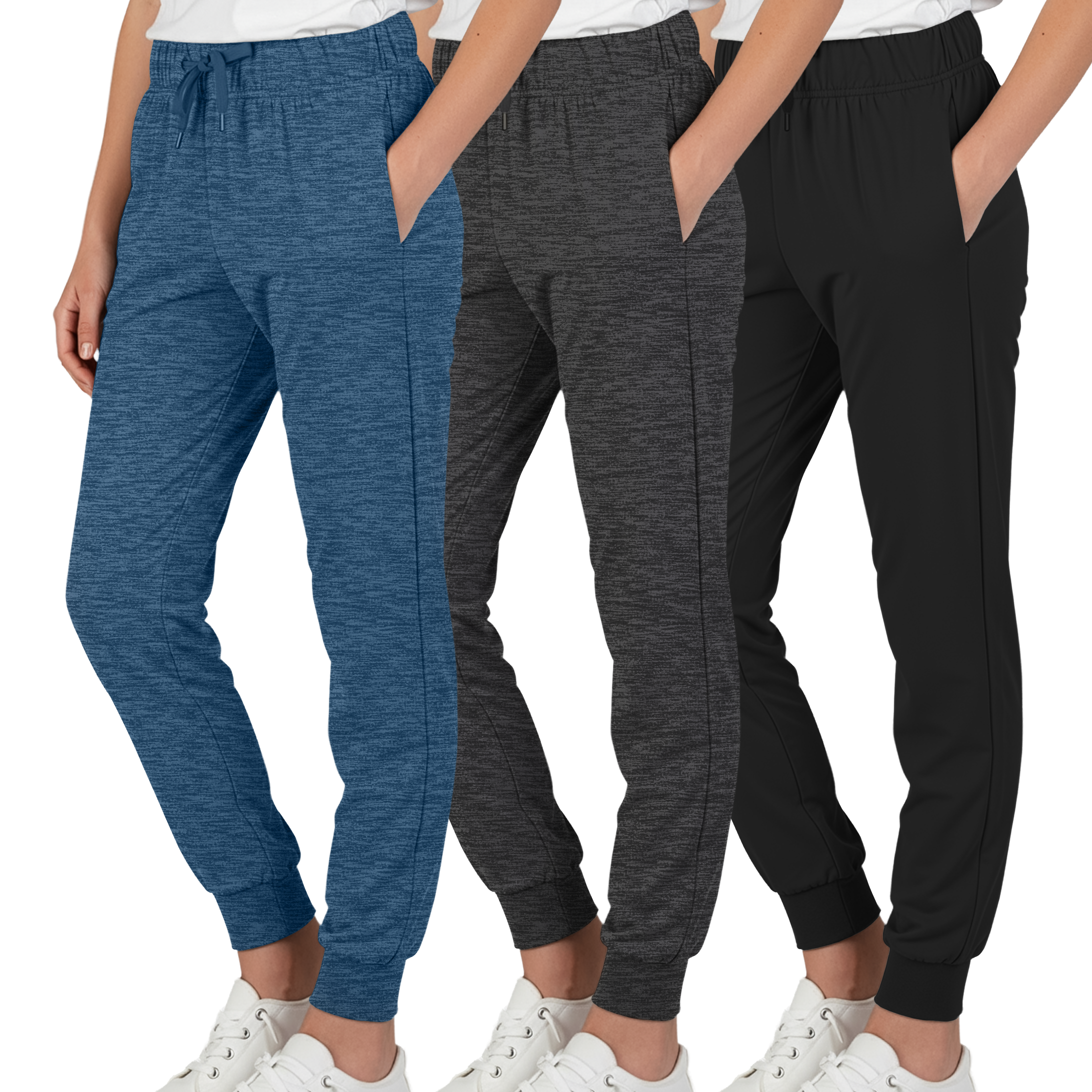 3 Pack: Girls Super-Soft Lounge Jogger Sweatpants