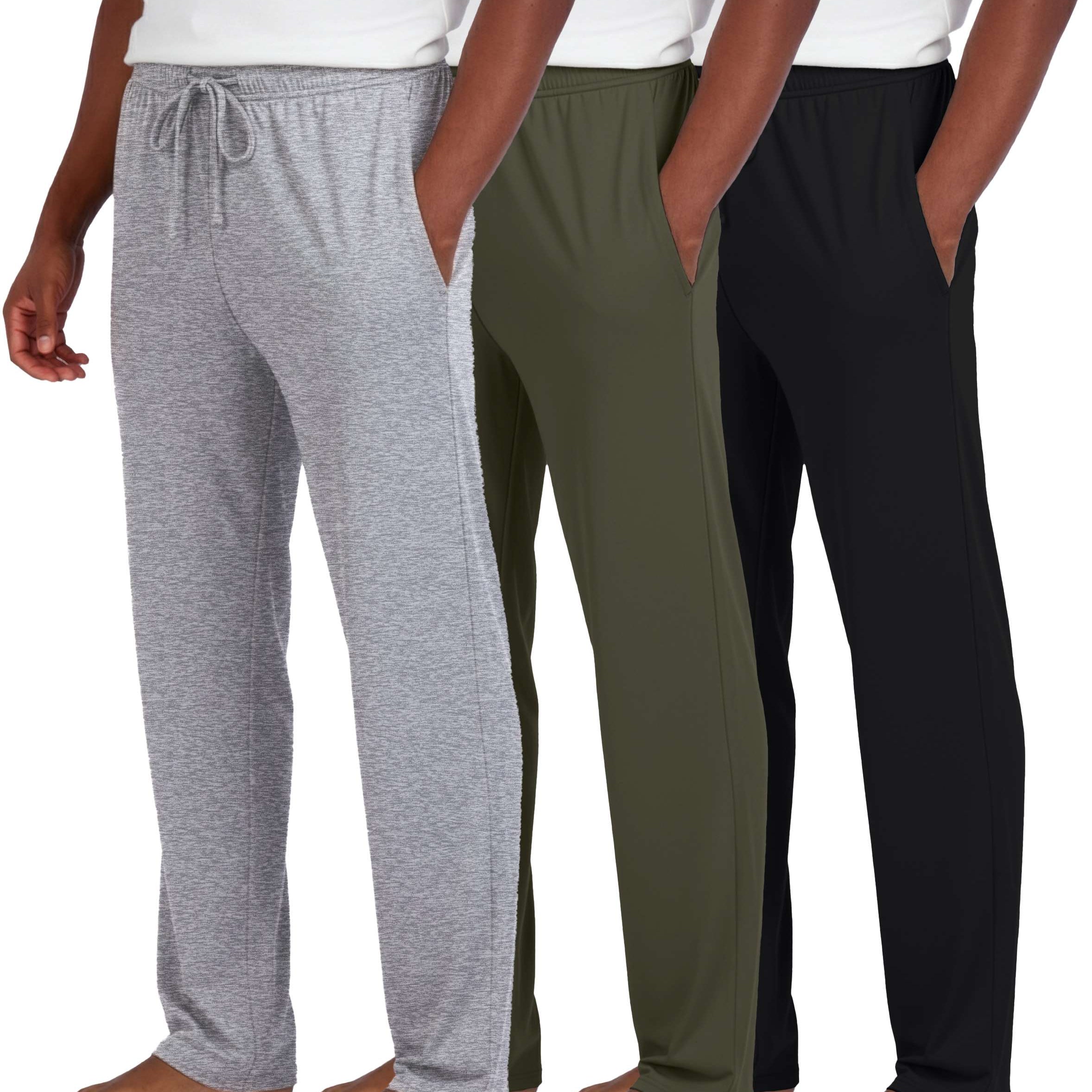 3 Pack: Mens Soft Pajama Lounge Pants