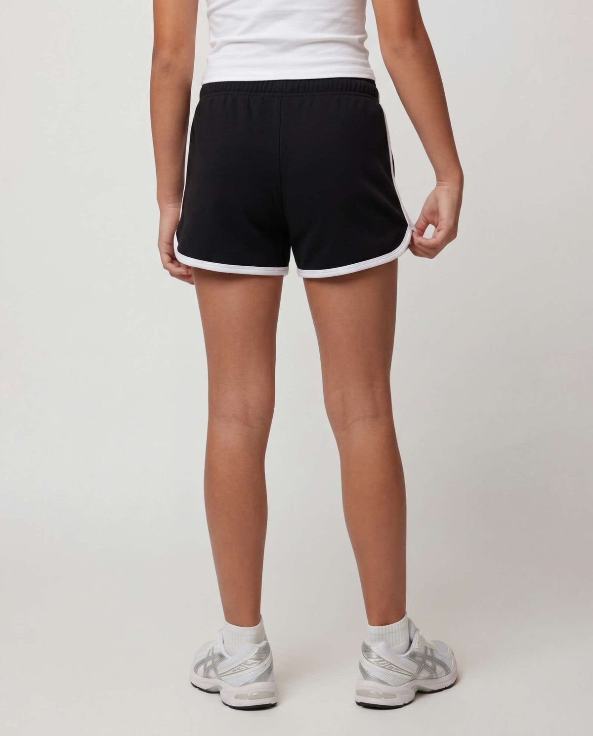 Real Essentials 3 Pack Girls' Fleece Dolphin Shorts Athletic Soccer Kids Teens Sports Youth - Solid Black, Solid Navy Blazer, Charcoal Heather