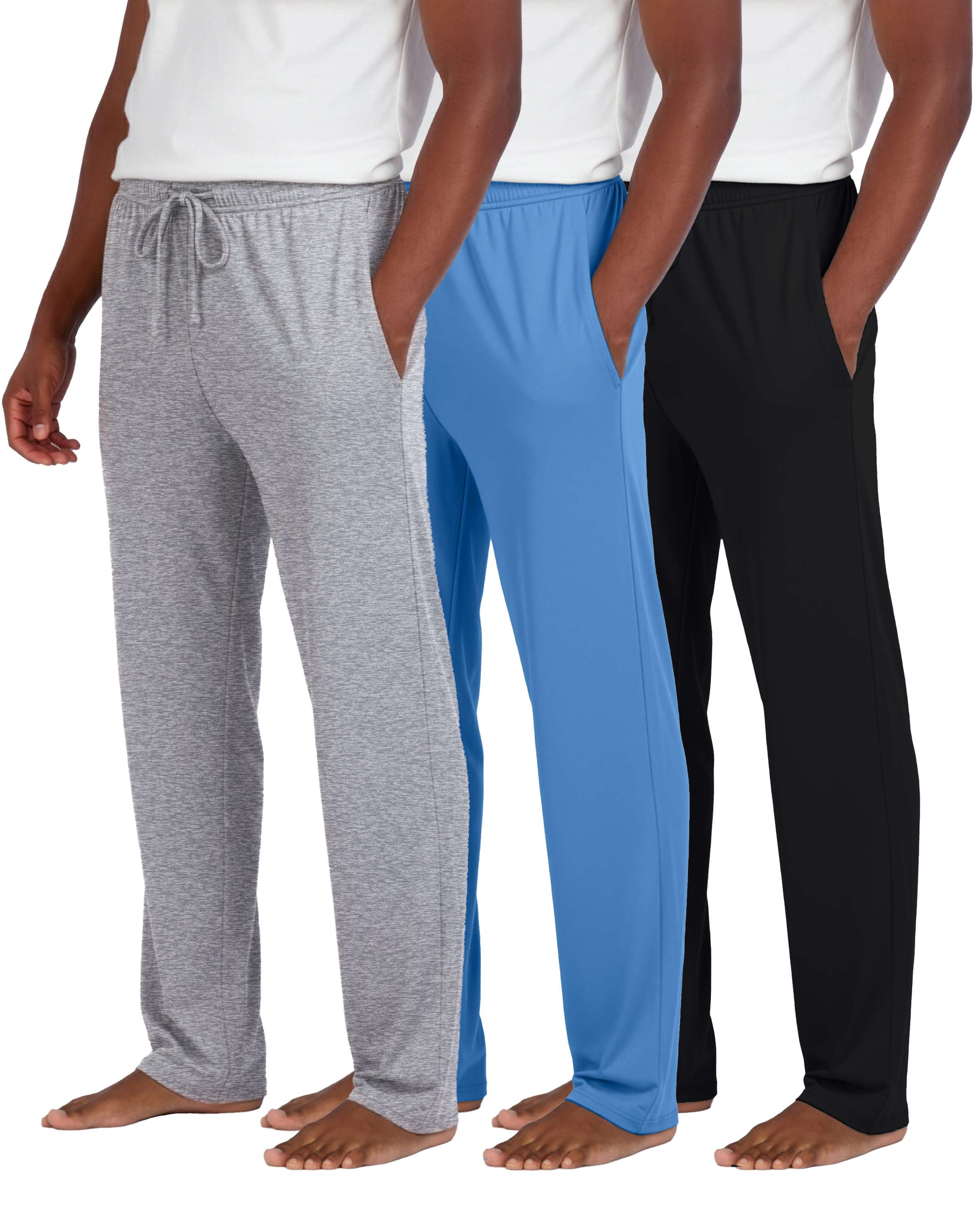 3 Pack: Mens Soft Pajama Lounge Pants