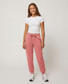 Real Essentials 3 Pack Girls Fleece Cargo Joggers Sweatpants Kids Pants Teen Girl Athletic - Solid Black, Solid Plum Perfect, Solid Lantana