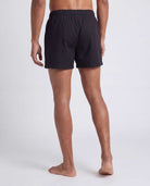 Real Essentials 3 Pack Mens Cotton Pajama Shorts Poplin Woven Lounge Sleep PJs with Pockets - Solid Black, Vintage Indigo Plaid, Moonbeam Check