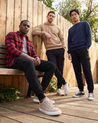 Real Essentials 3 Pack Mens Fleece Cargo Joggers Sweatpants Cuffed Athletic Gym Pockets - Solid Black, Solid Black, Solid Black
