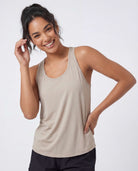 Real Essentials 5 Pack Women's Racerback Crop Tank Tops Dry Fit Workout Athletic Gym Yoga - Solid Black, Solid Chocolate Torte, Solid Coffee Quartz, Solid Moonbeam, Solid Bright White