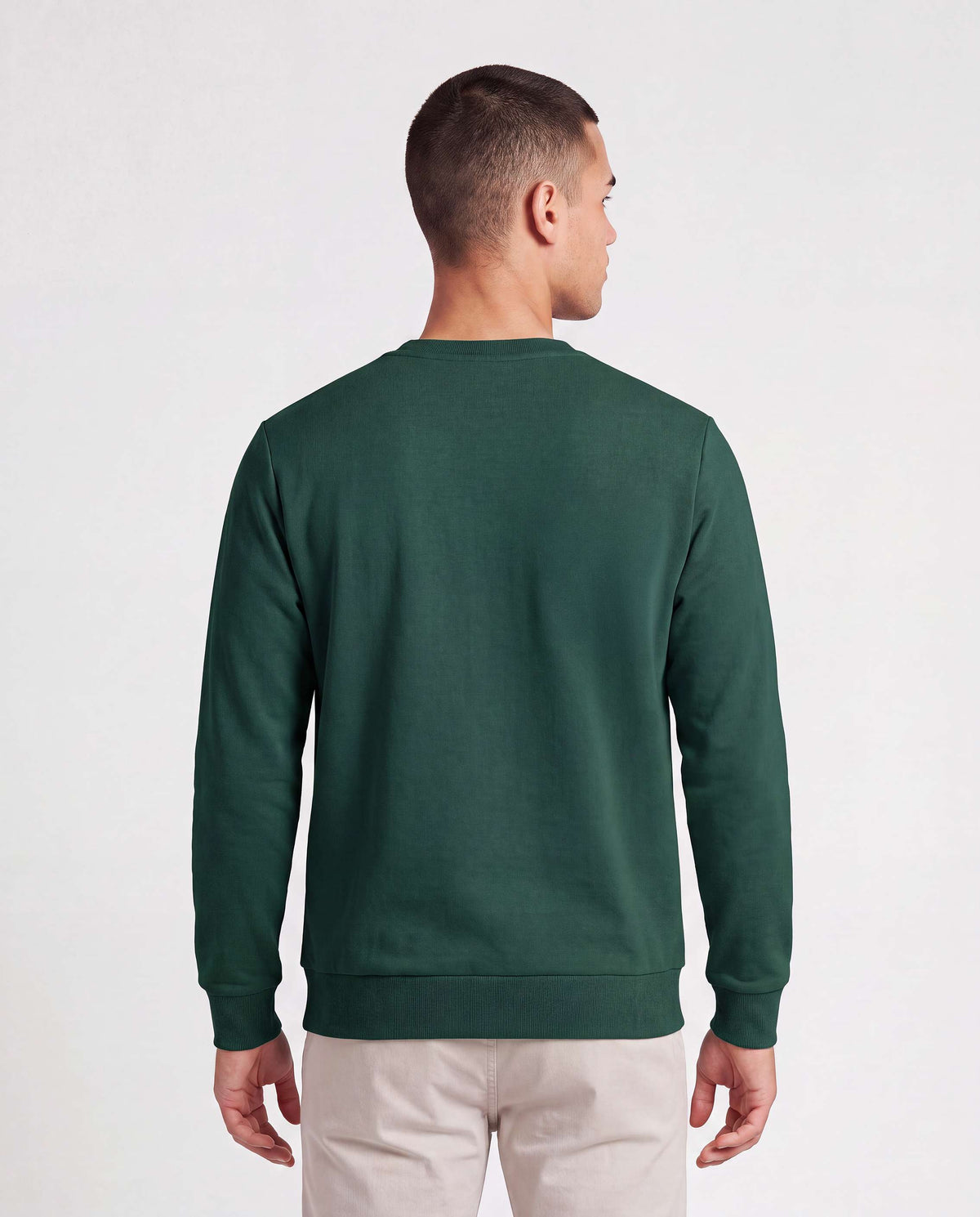 Real Essentials 3 Pack Mens Fleece Pocket Sweatshirt Pullover Long Sleeve Shirts Sweater - Solid Black, Solid Pine Grove, Solid Northern Droplet