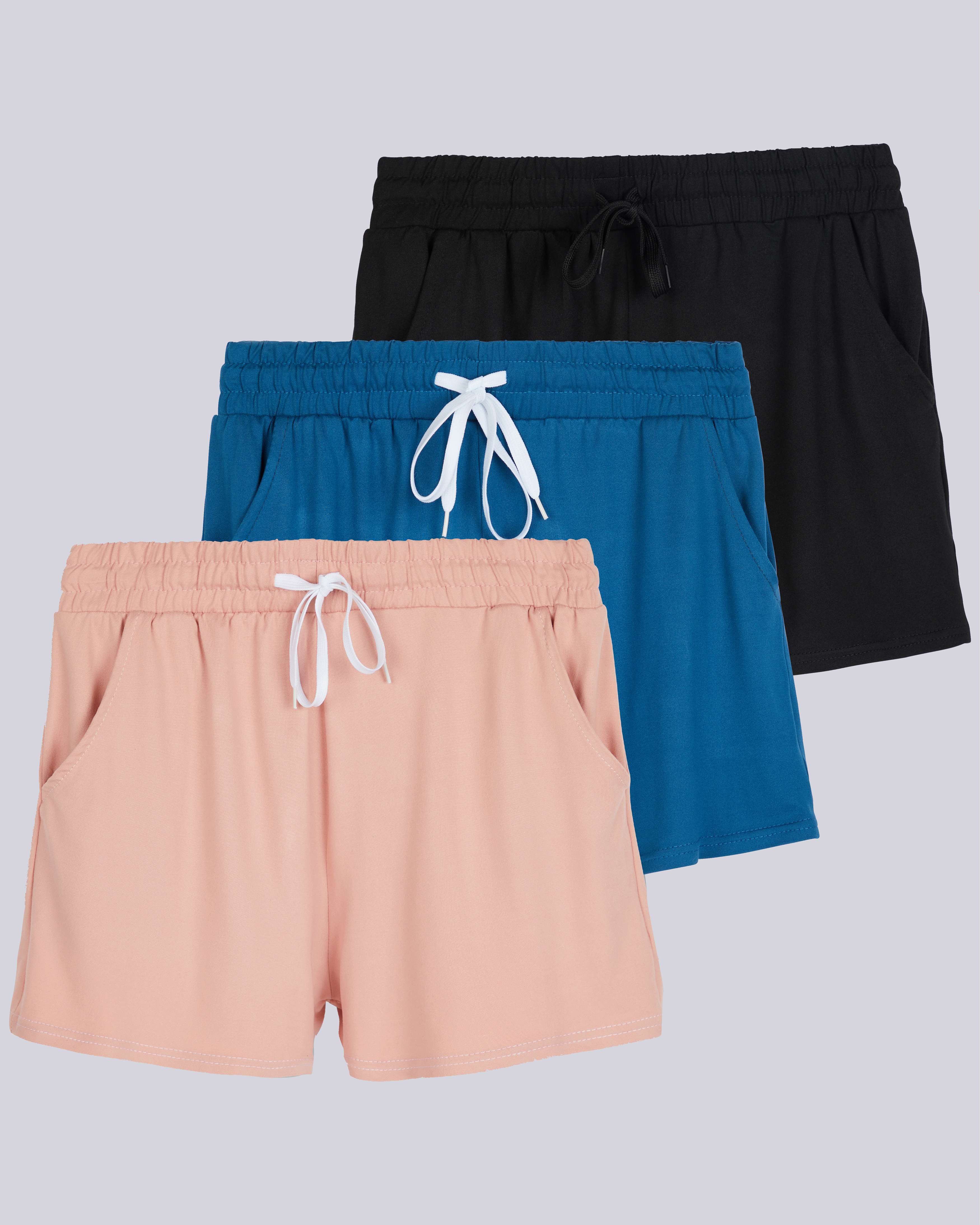 3 Pack: Womens Plus Super-Soft Lounge Shorts – Real Essentials