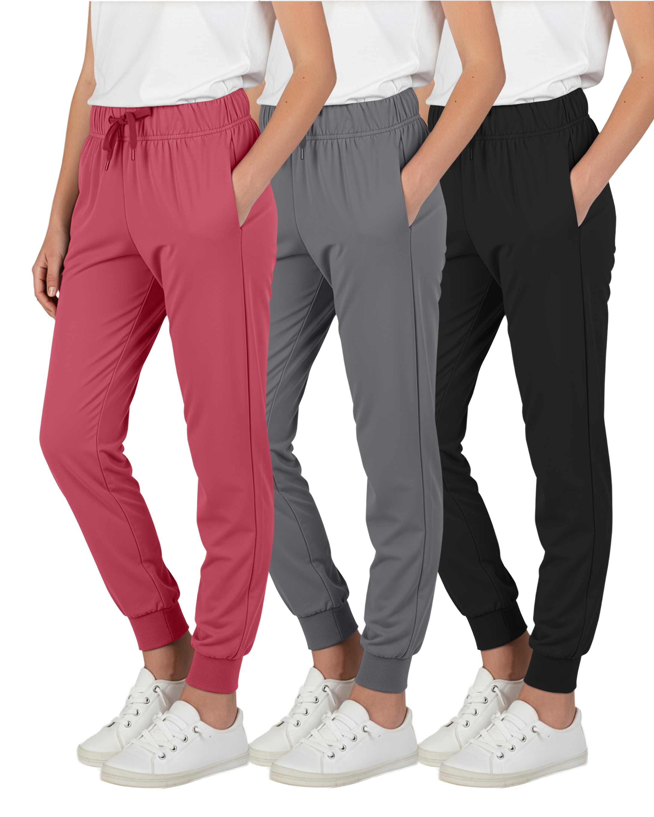 3 Pack: Girls Super-Soft Lounge Jogger Sweatpants