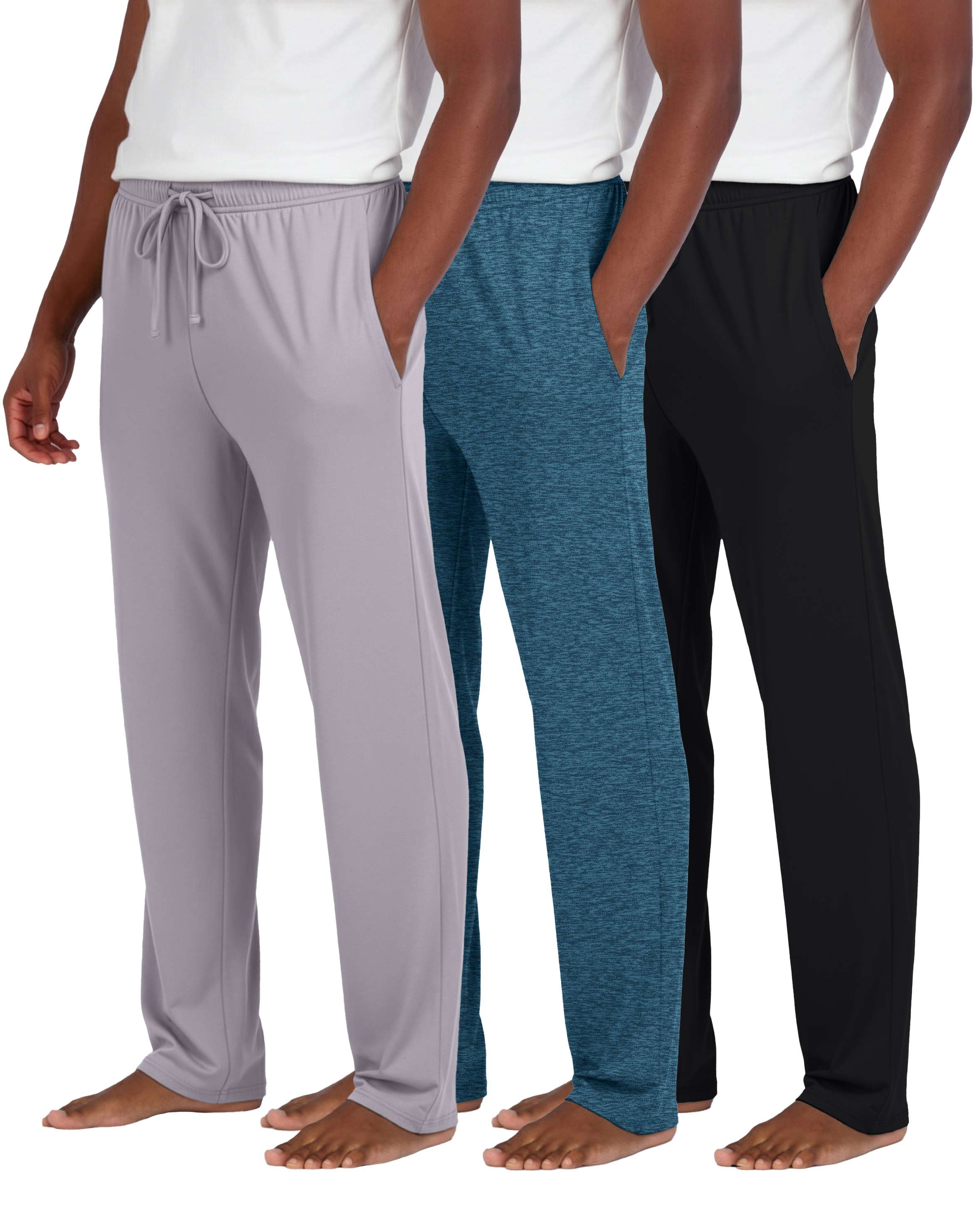 3 Pack: Mens Soft Pajama Lounge Pants